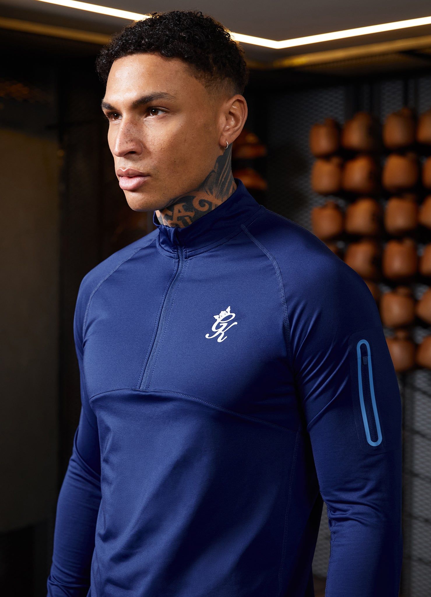 Gym King Flex 1/4 Zip - Galaxy Blue sold by The Gym King product image thumbnail 3