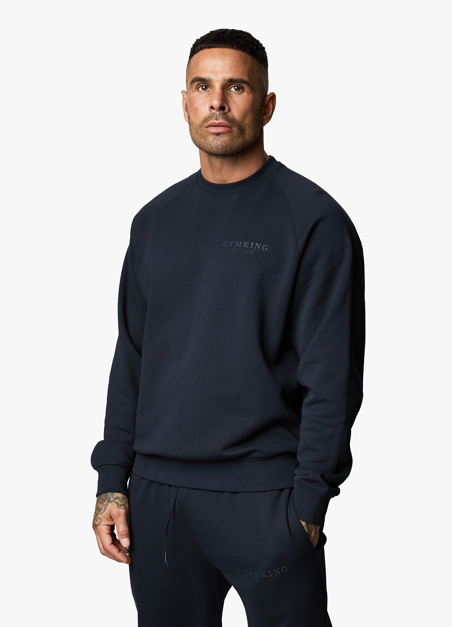 Gym King Est. Legacy Tracksuit - Navy sold by The Gym King product image thumbnail 4