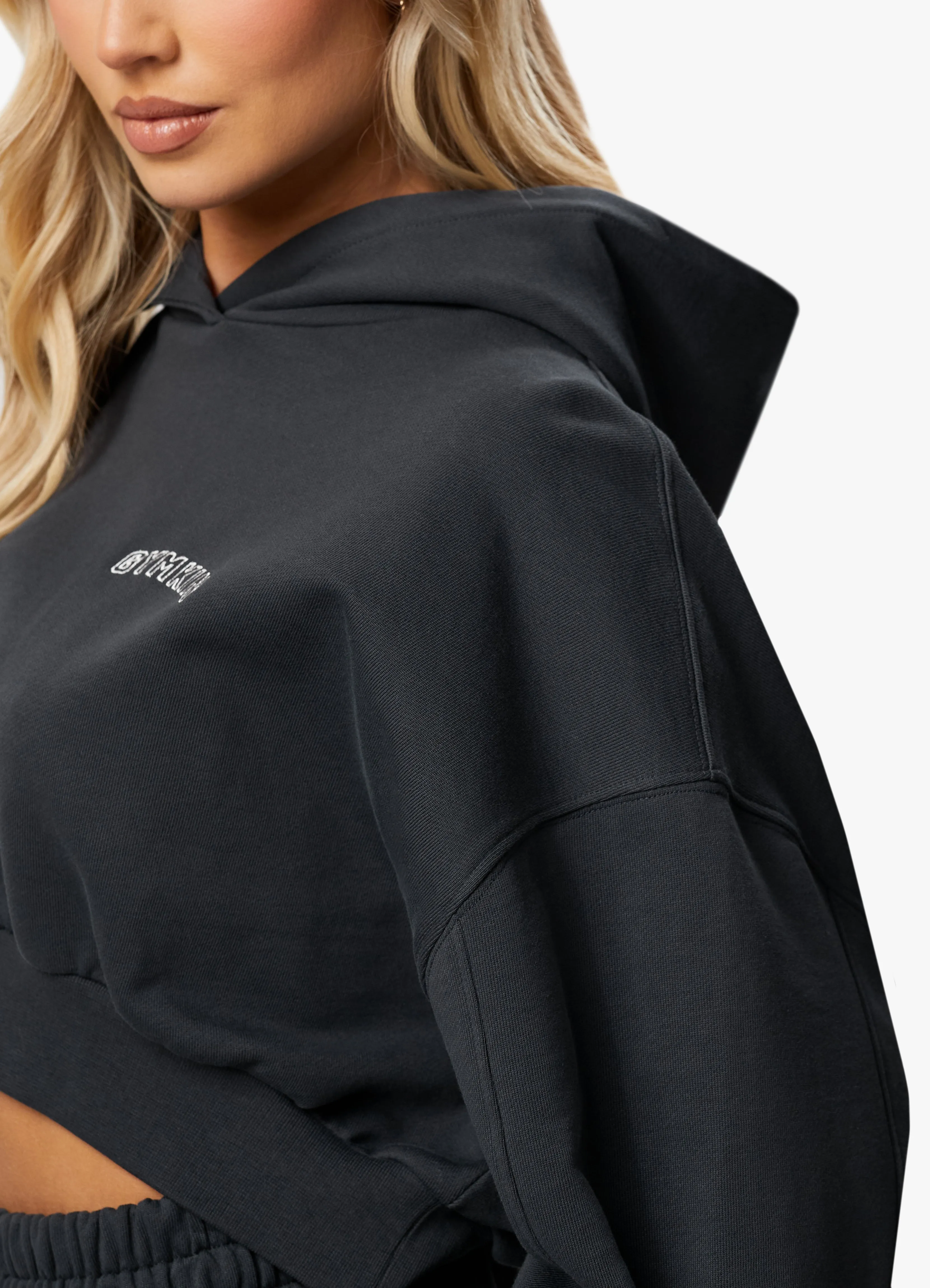 Gym King Refresh Crop Hood - Dark Pewter sold by The Gym King product image thumbnail 5