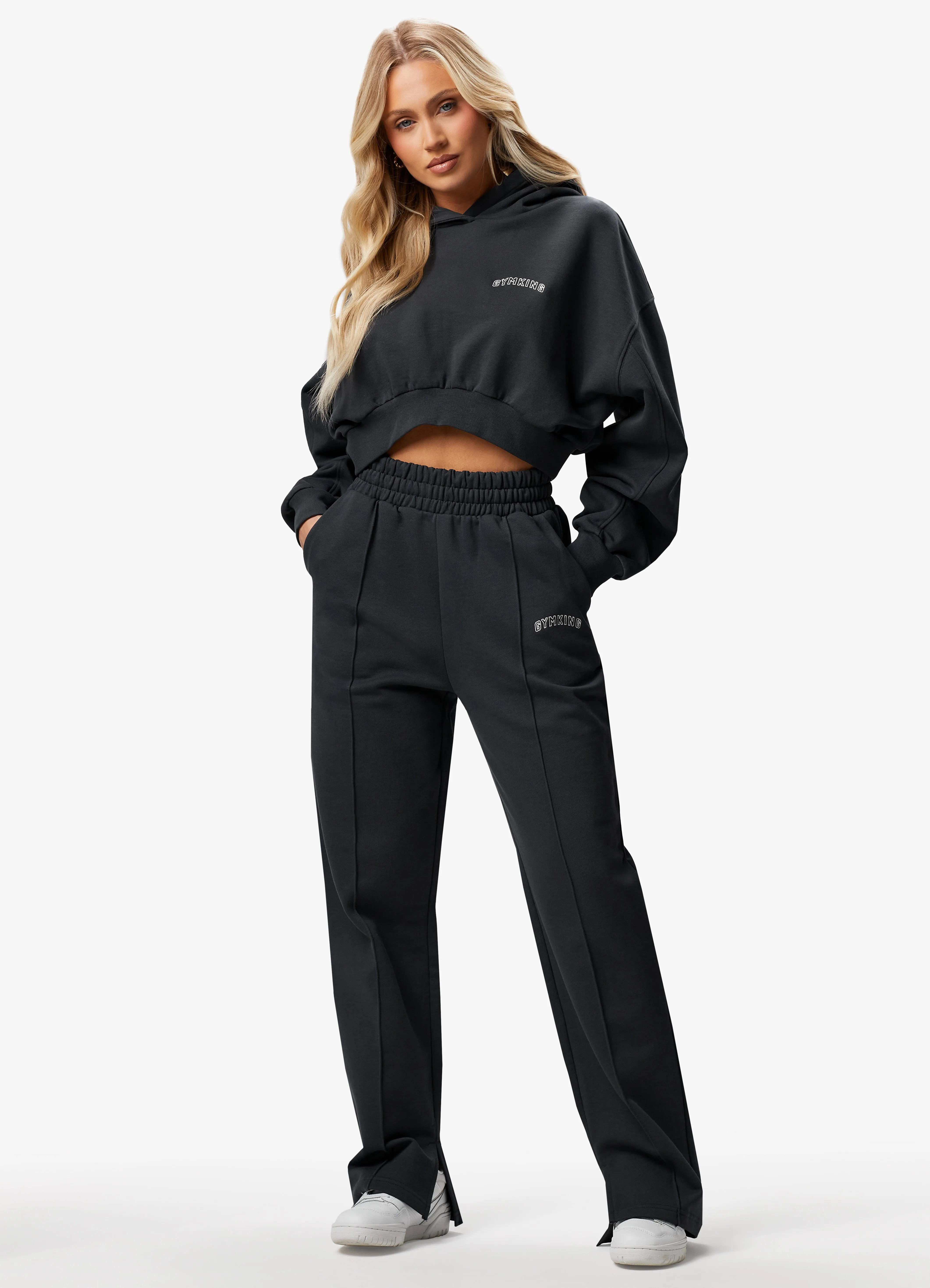 Gym King Refresh Crop Hood - Dark Pewter sold by The Gym King product image thumbnail 4