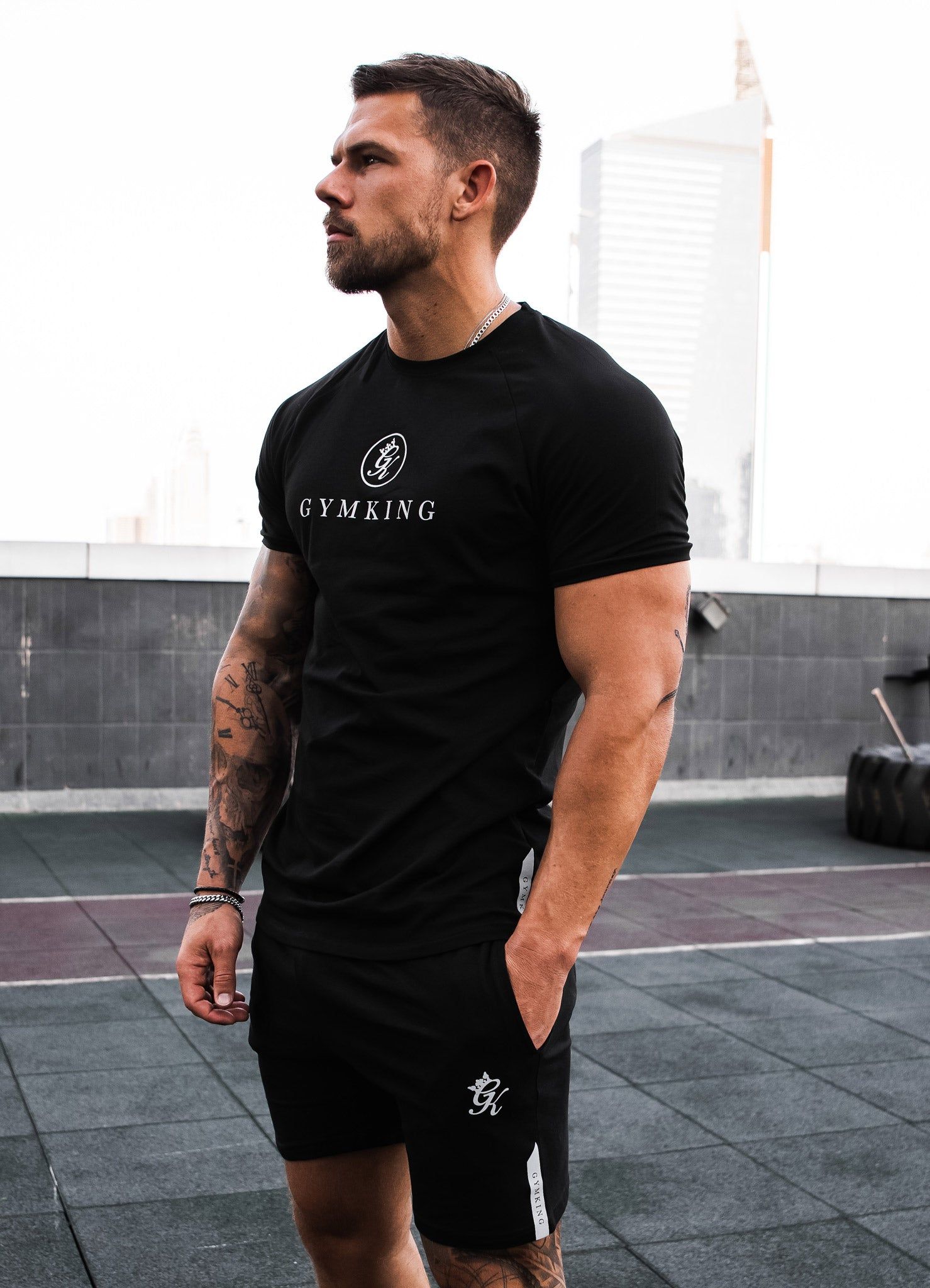Gym King Pro Jersey Tee - Black sold by The Gym King product image thumbnail 5