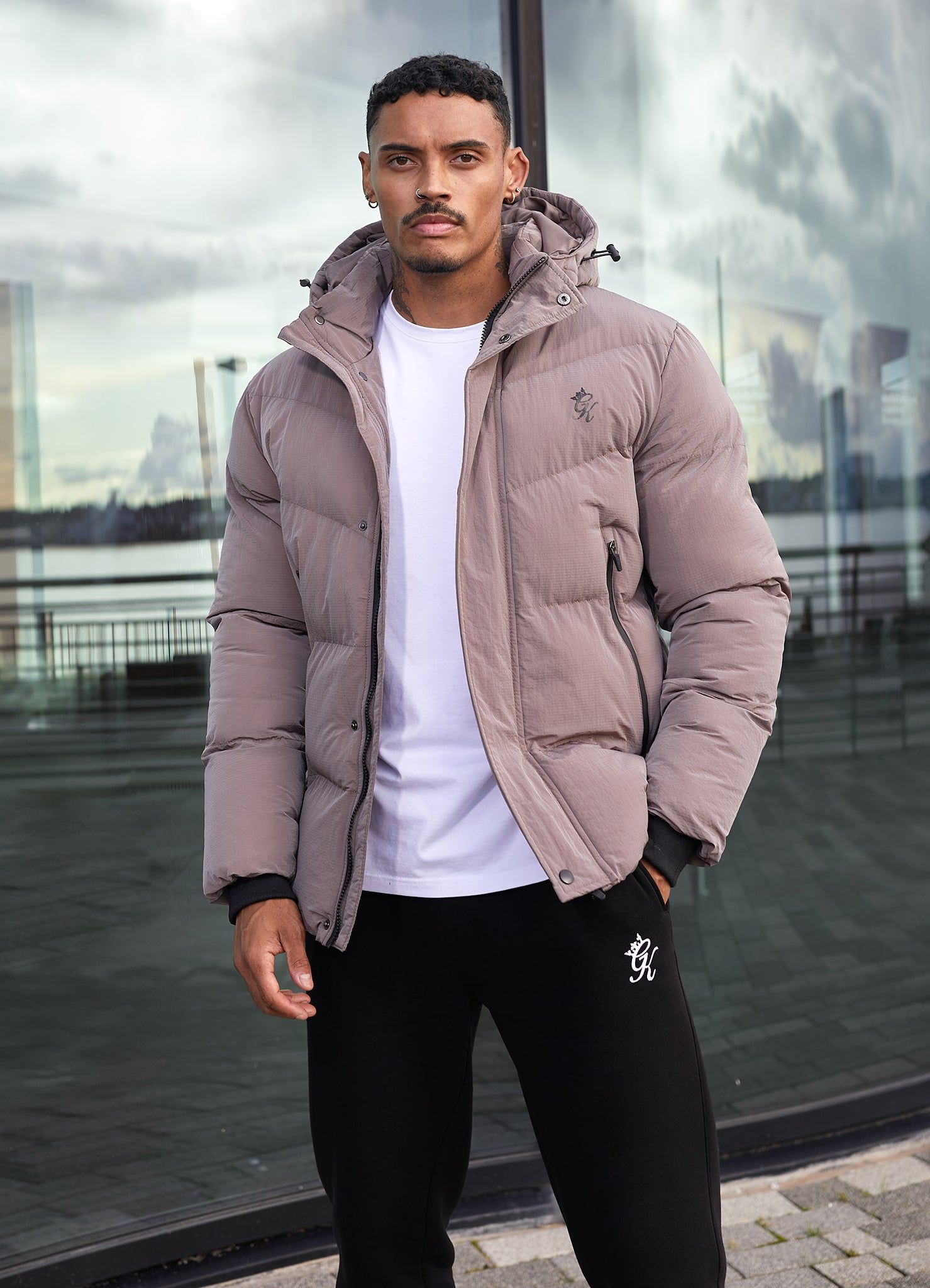 Gym King Covert Puffer Jacket - Iron sold by The Gym King
