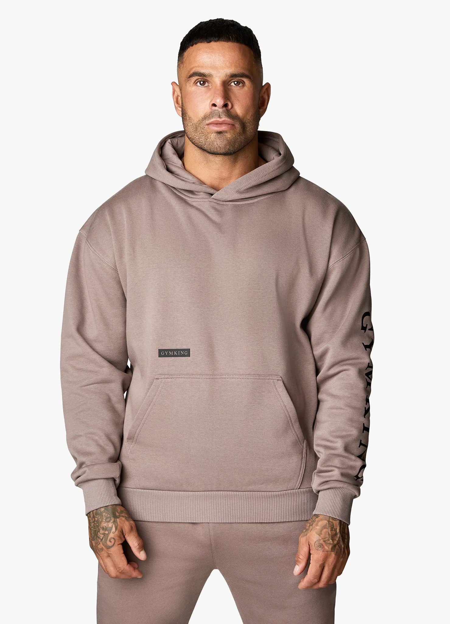 Gym King Covert Linear Logo Tracksuit - Iron sold by The Gym King product image thumbnail 2