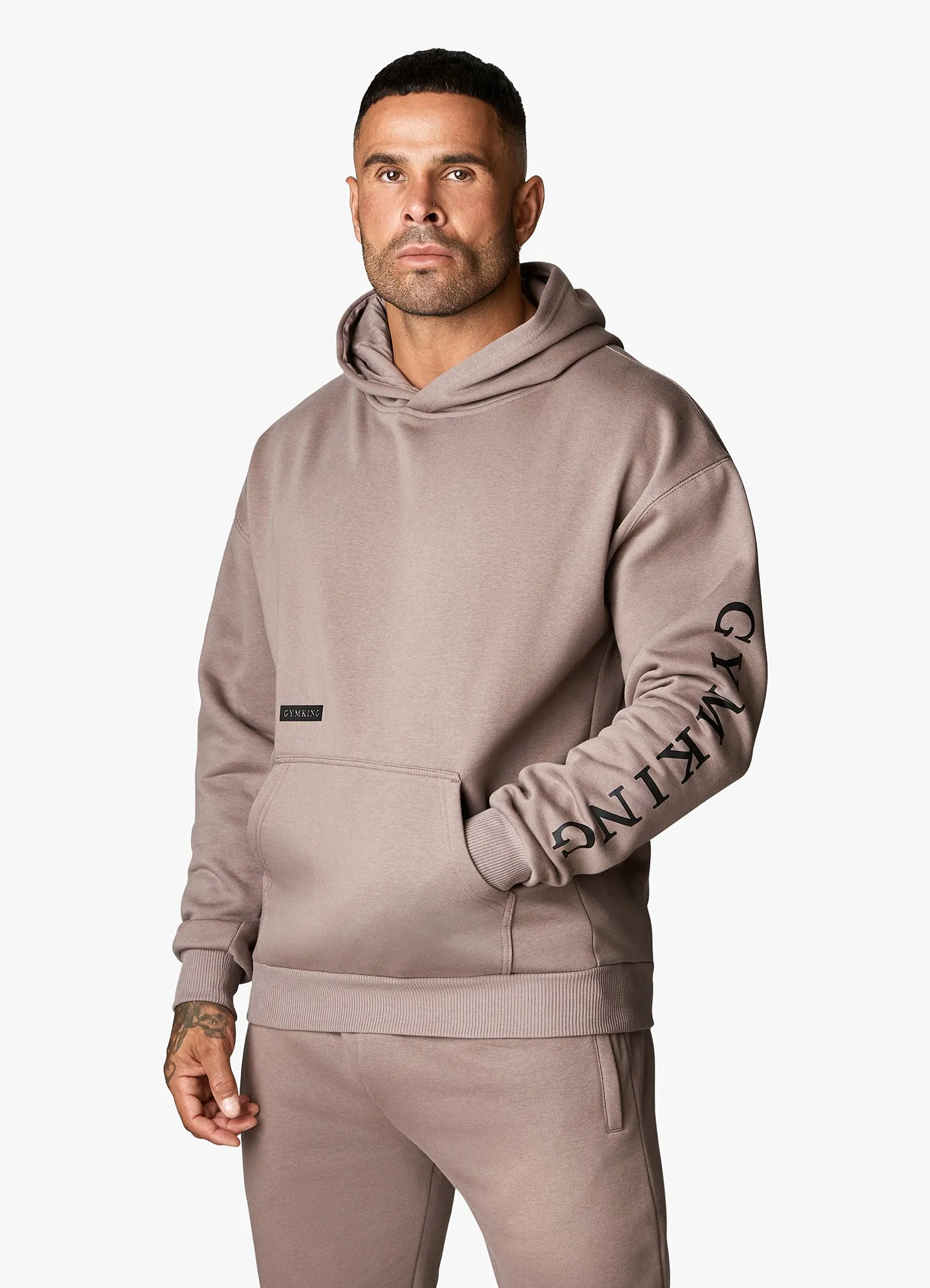 Gym King Covert Linear Logo Tracksuit - Iron sold by The Gym King product image thumbnail 3