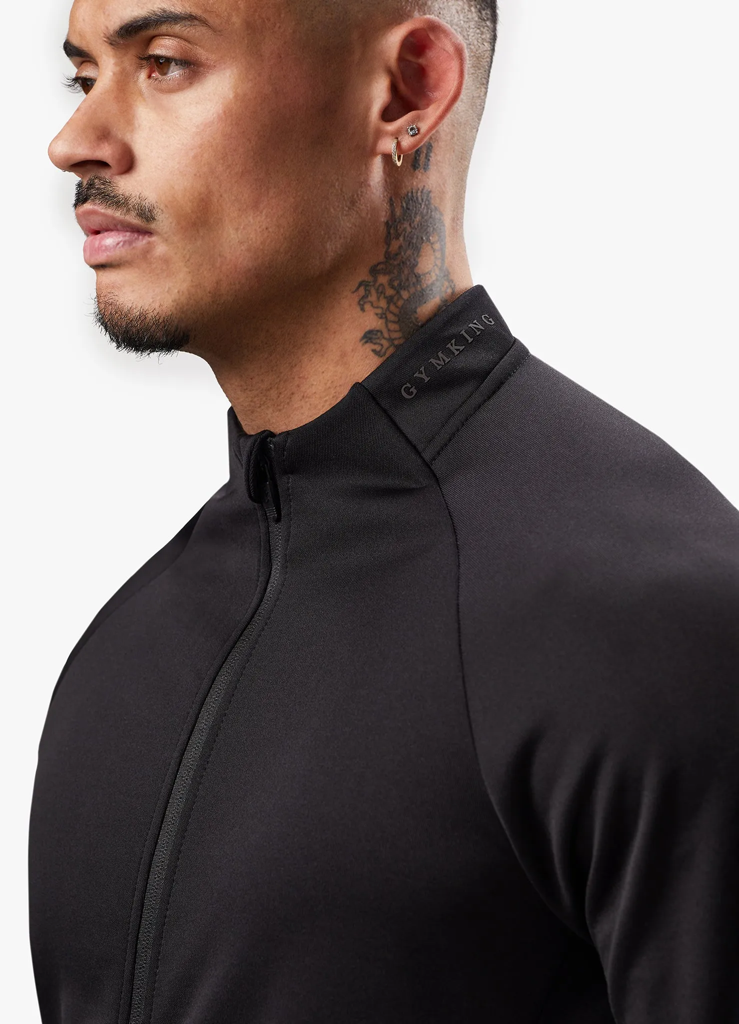 Gym King Alpha Poly Bomber Jacket - Black sold by The Gym King product image thumbnail 3