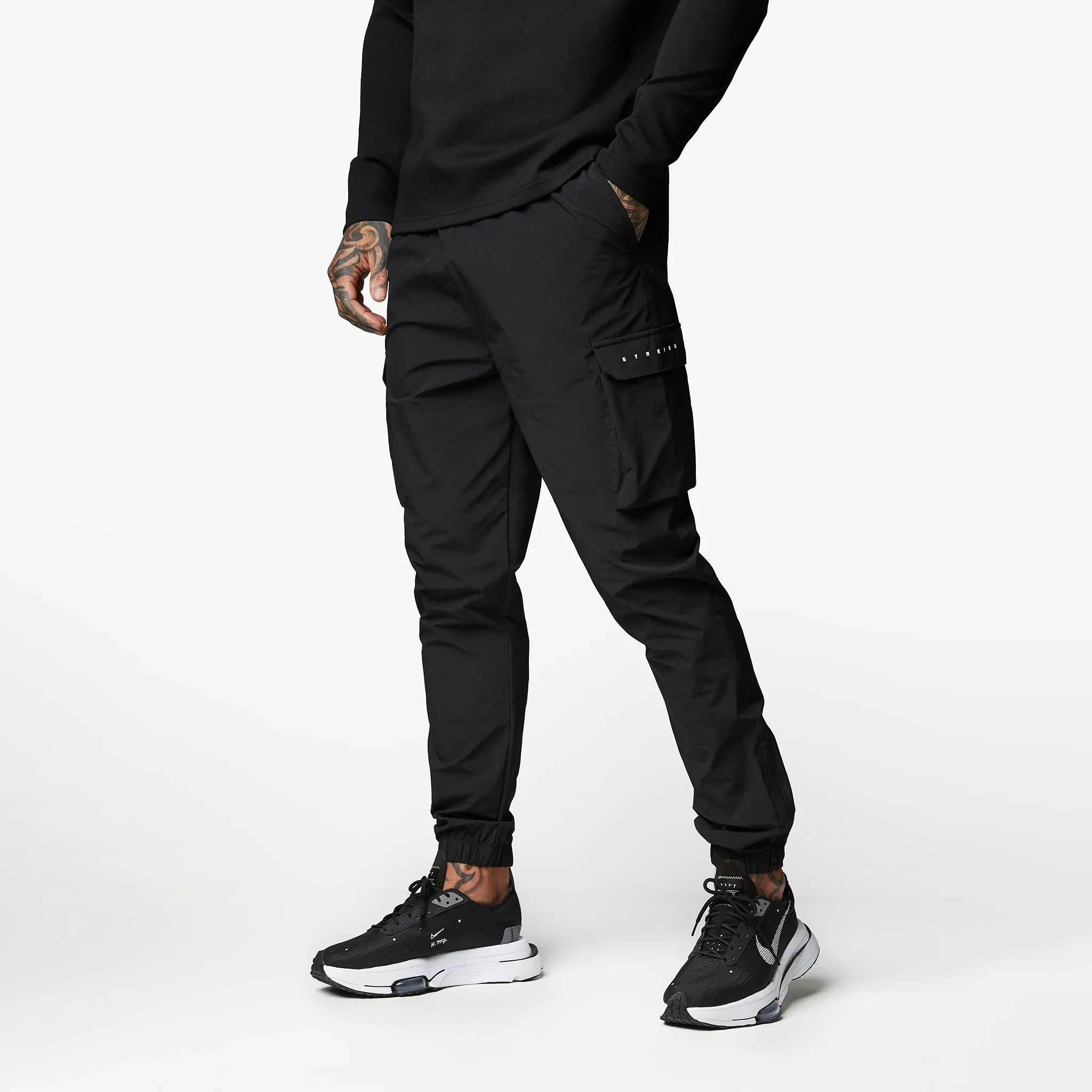 Gym King Rebellion Cargo Jogger - Black sold by The Gym King product image thumbnail 2