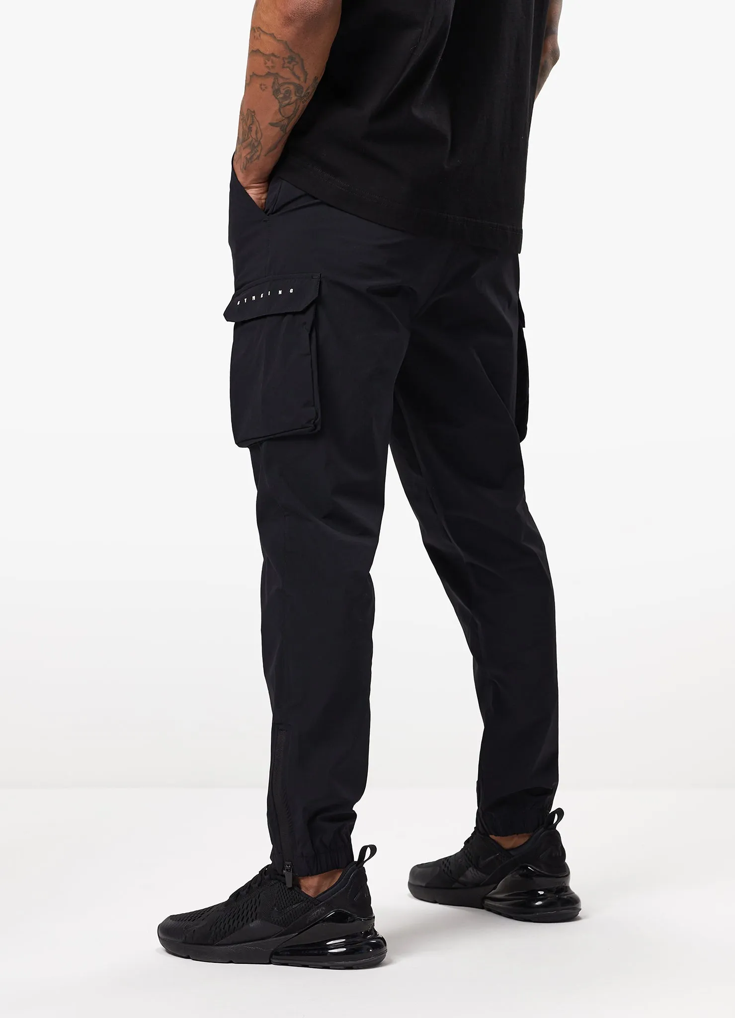 Gym King Rebellion Cargo Jogger - Black sold by The Gym King product image thumbnail 5