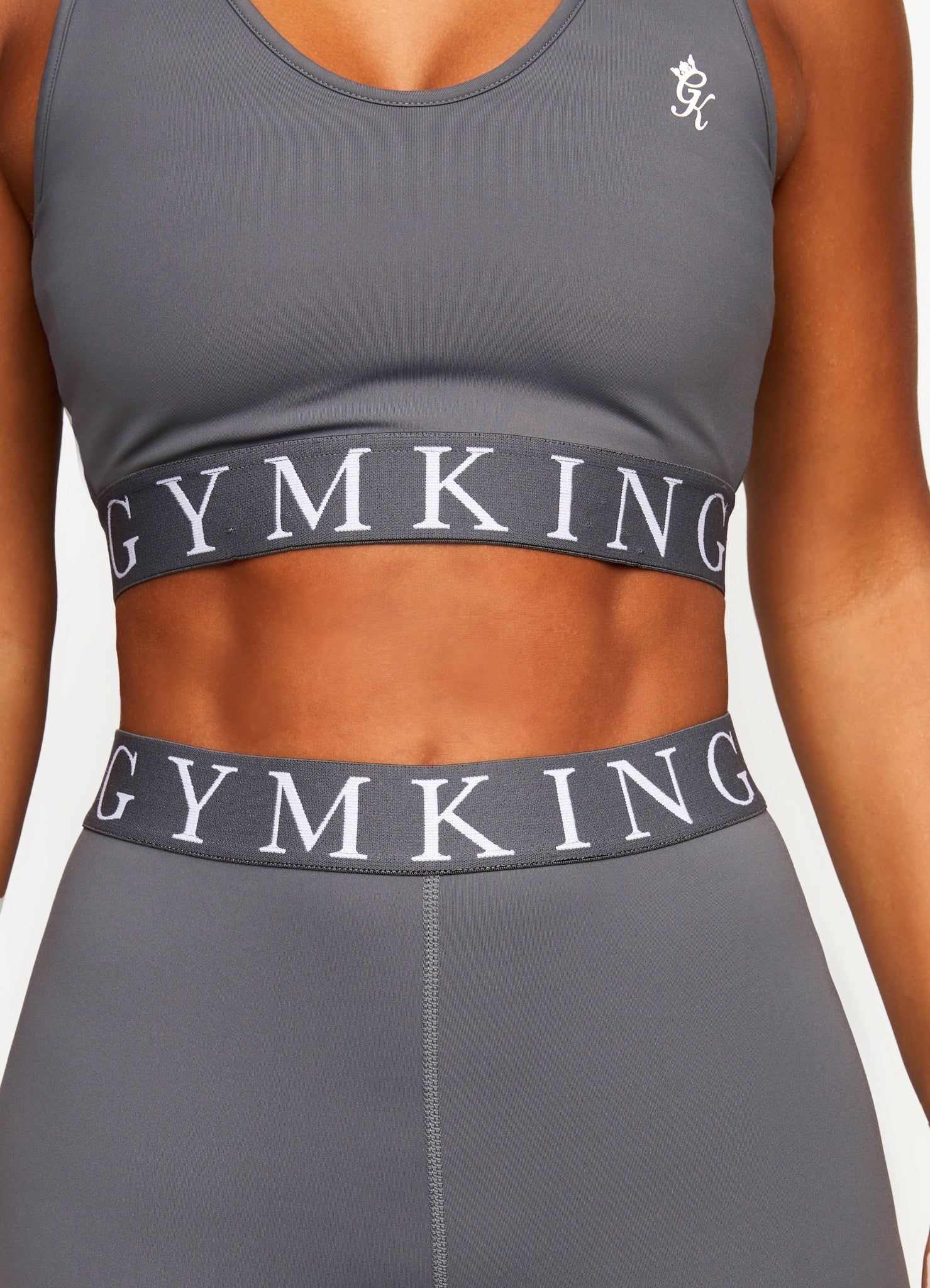 Gym King Impact Sports Bra - Dark Grey sold by The Gym King product image thumbnail 5