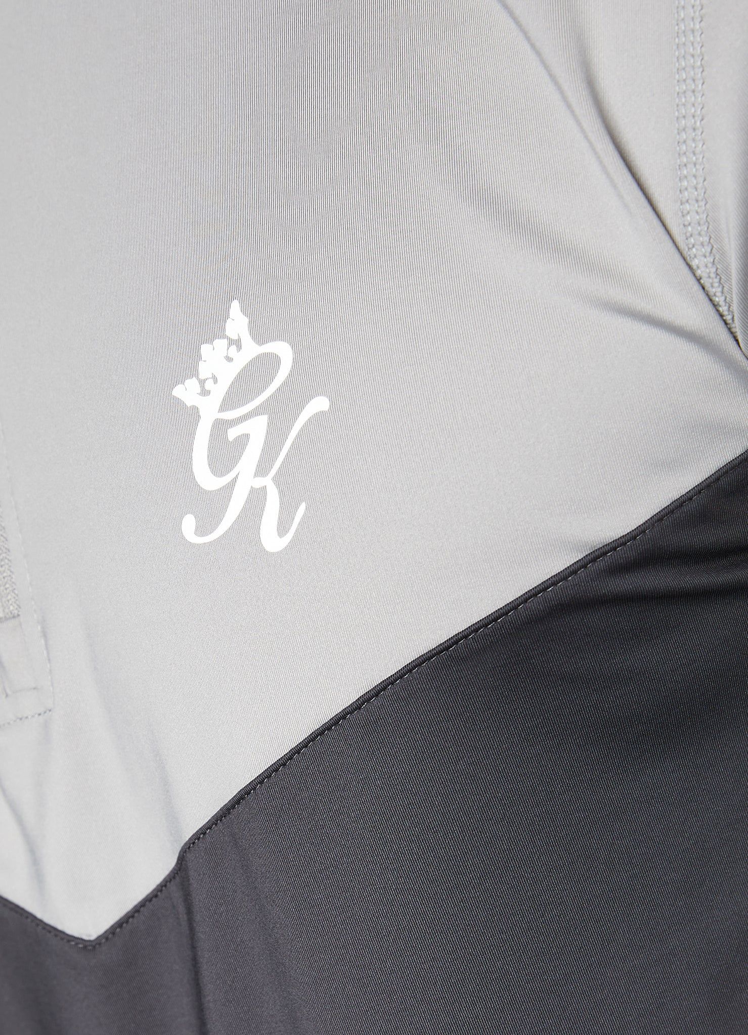 Gym King React 1/4 Zip - Light Grey/Graphite sold by The Gym King product image thumbnail 7