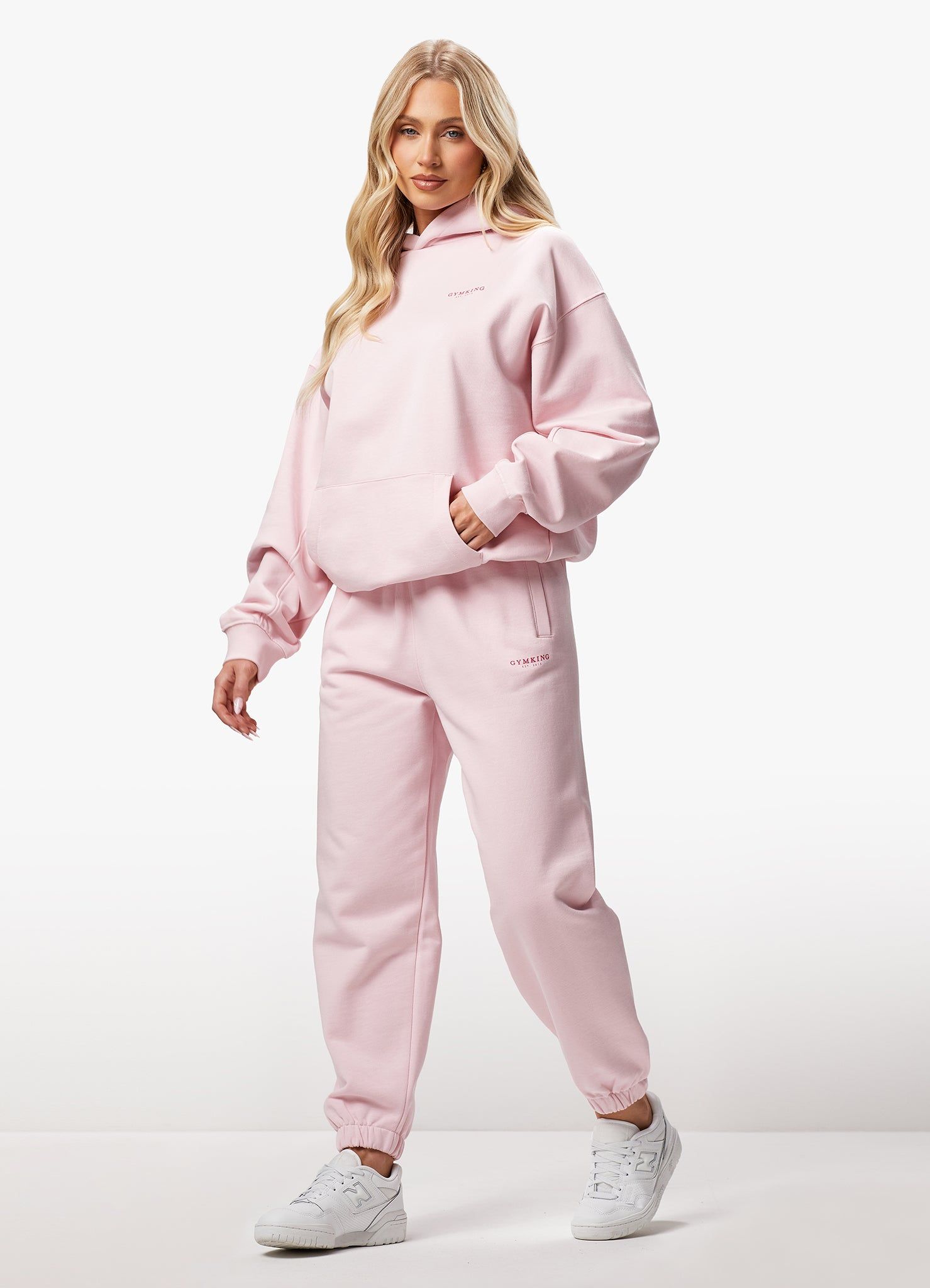 Gym King Established Tracksuit - Candyfloss Pink sold by The Gym King