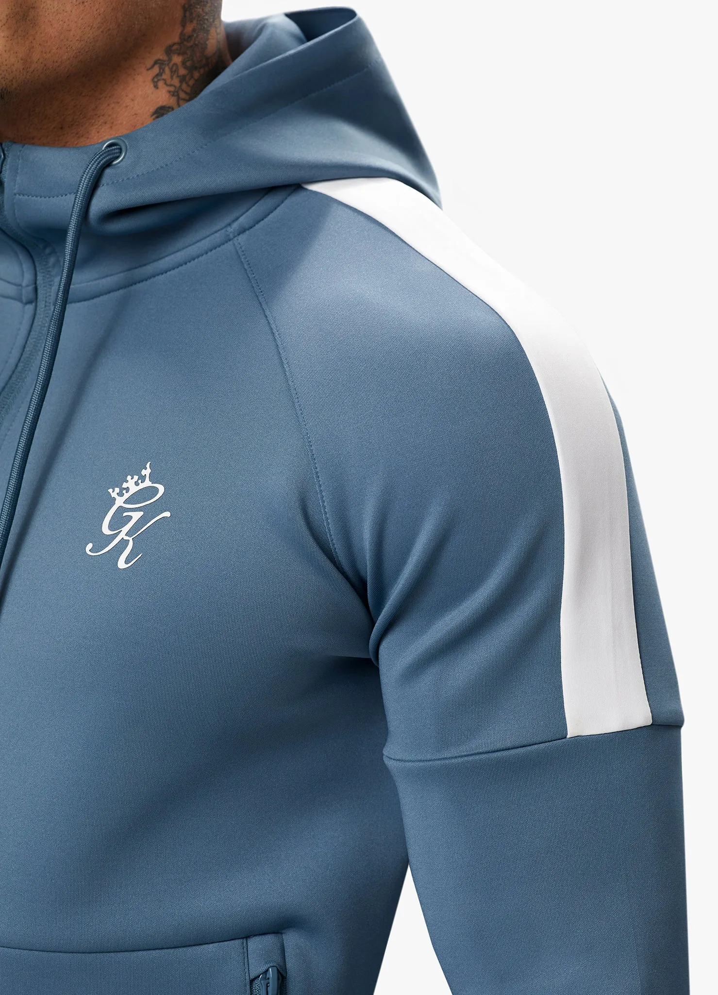 Gym King Core Plus Poly FZ Hood - Smoke Blue sold by The Gym King product image thumbnail 4