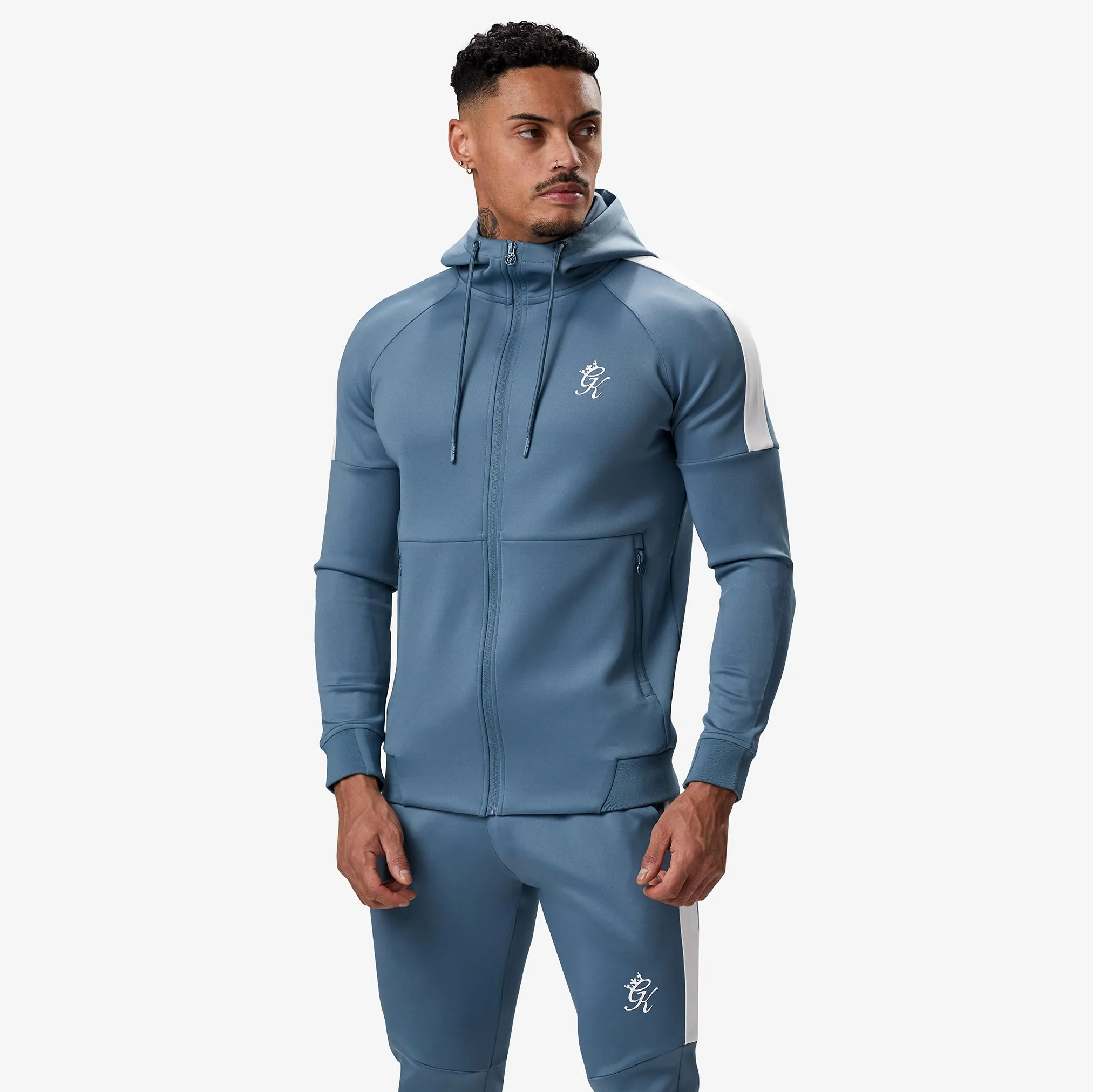 Gym King Core Plus Poly FZ Hood - Smoke Blue sold by The Gym King product image thumbnail 2