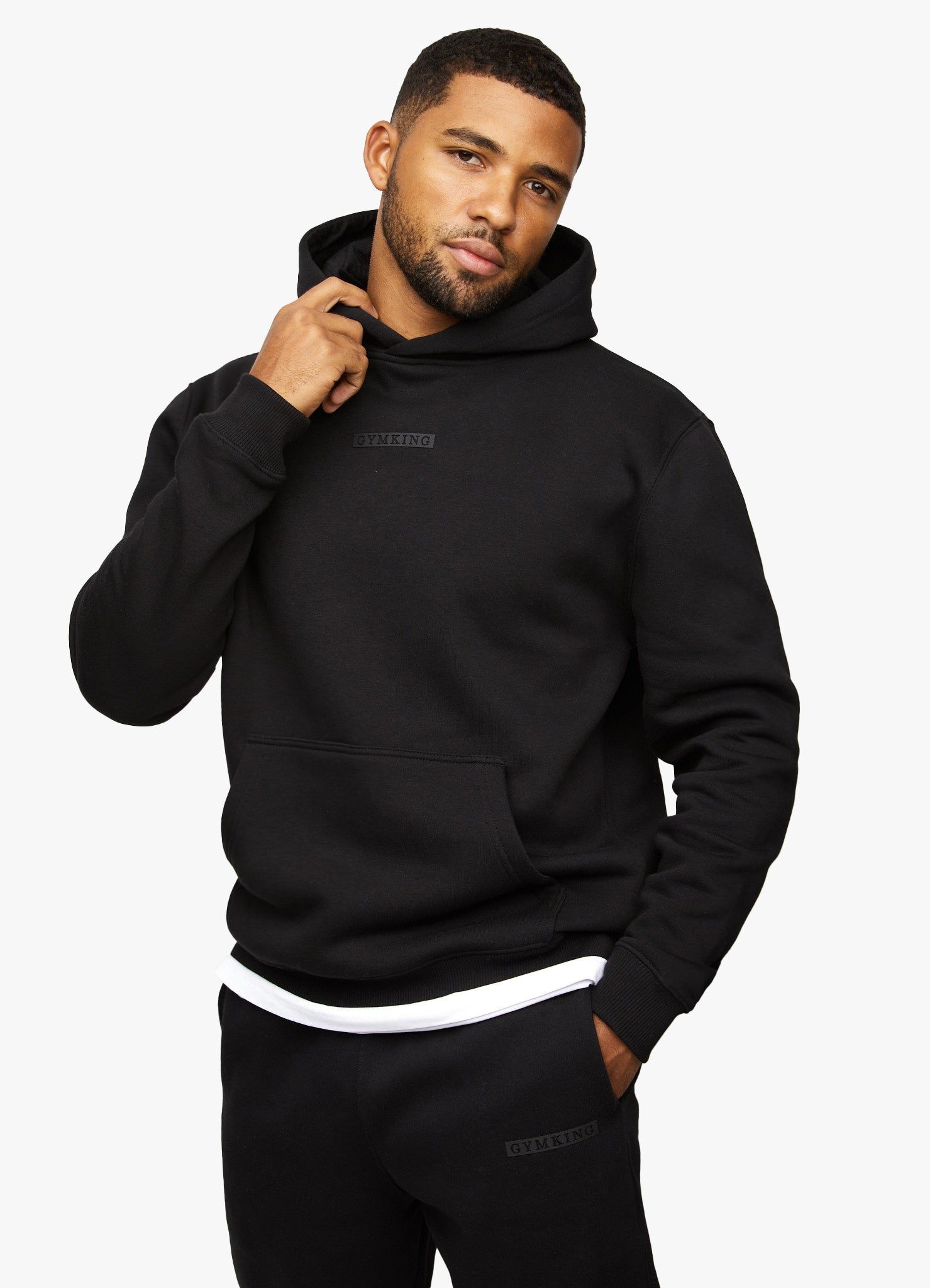 Gym King Box Logo Tracksuit - Black sold by The Gym King product image thumbnail 3