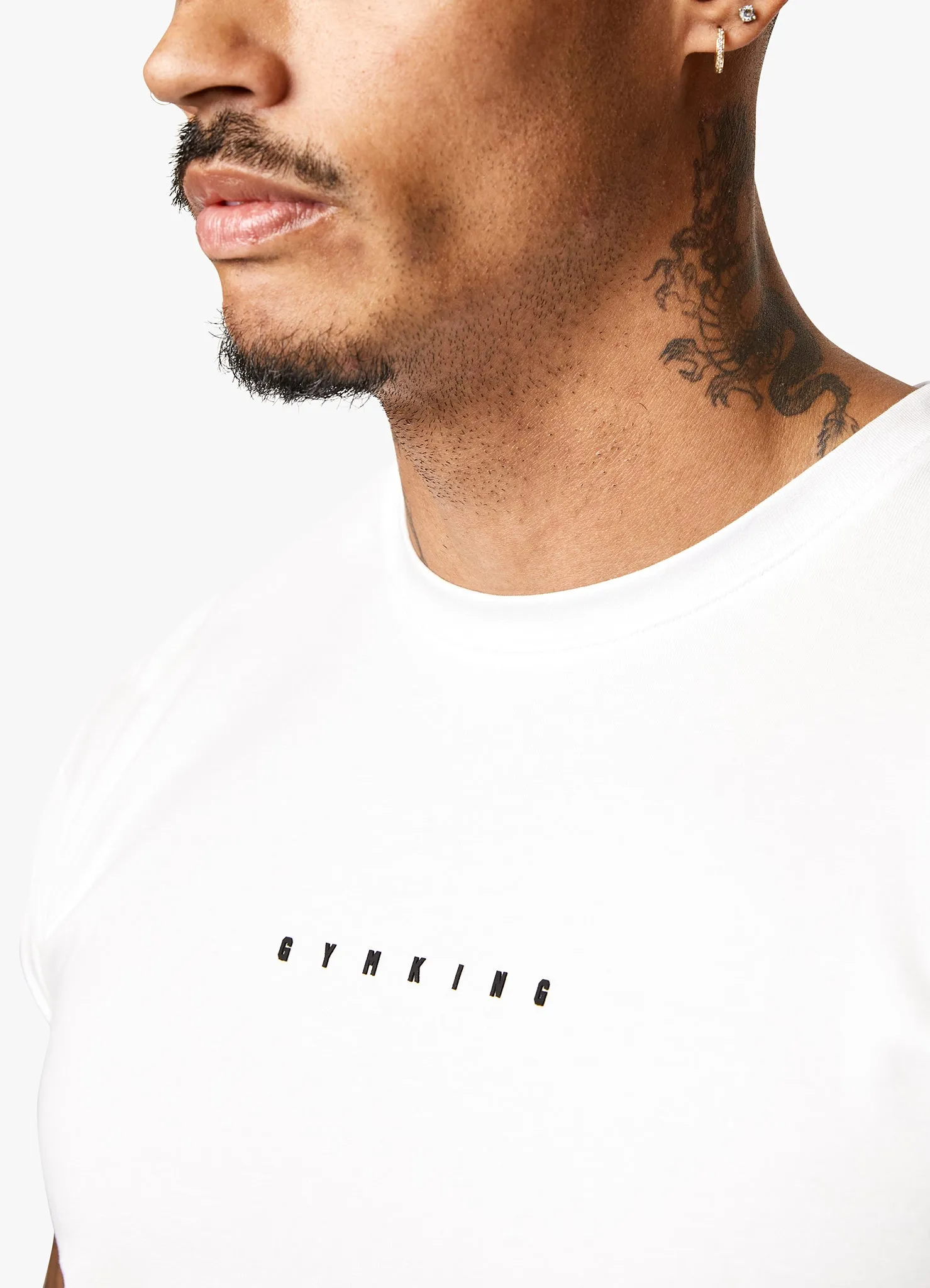 Gym King Relentless Tee - White sold by The Gym King product image thumbnail 5