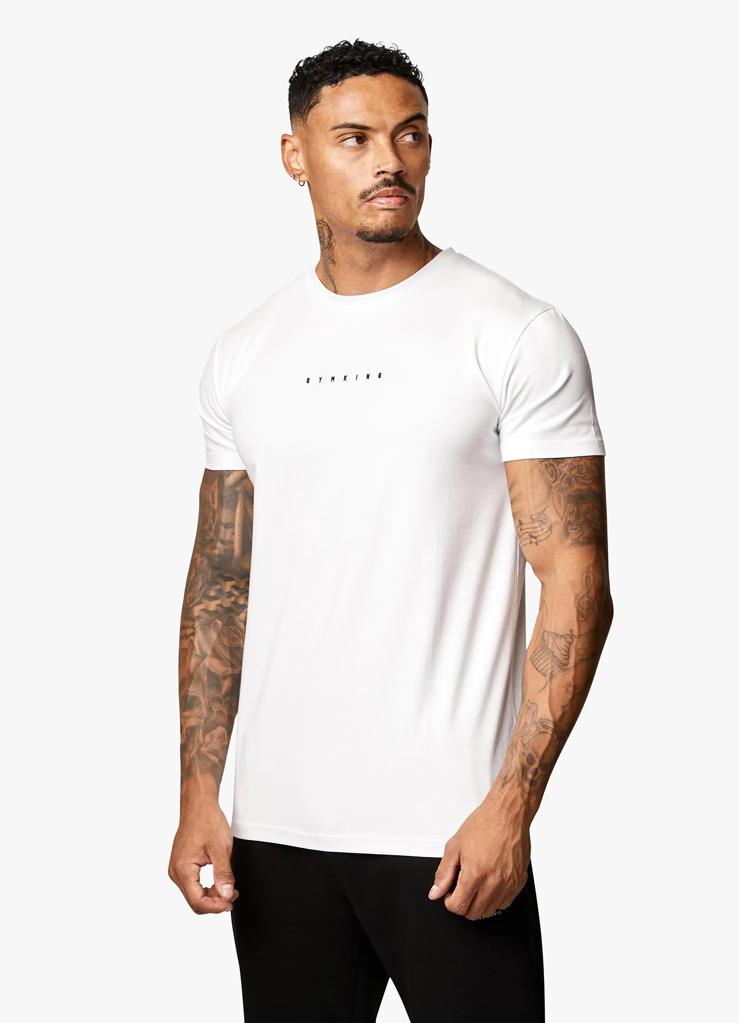 Gym King Relentless Tee - White sold by The Gym King product image thumbnail 3