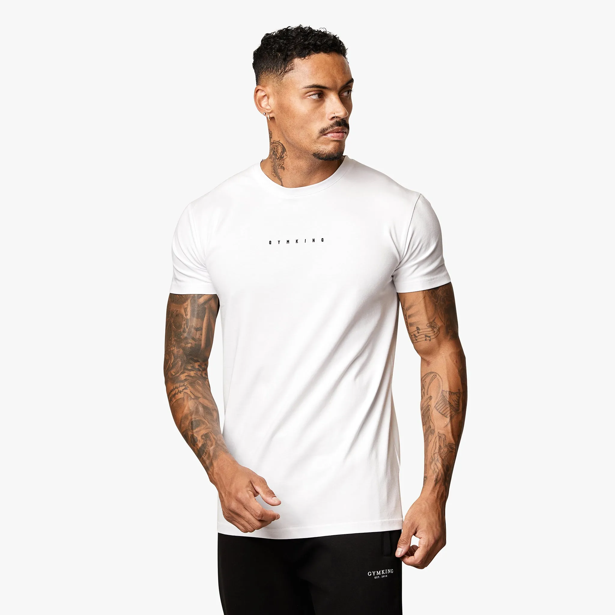Gym King Relentless Tee - White sold by The Gym King product image thumbnail 2