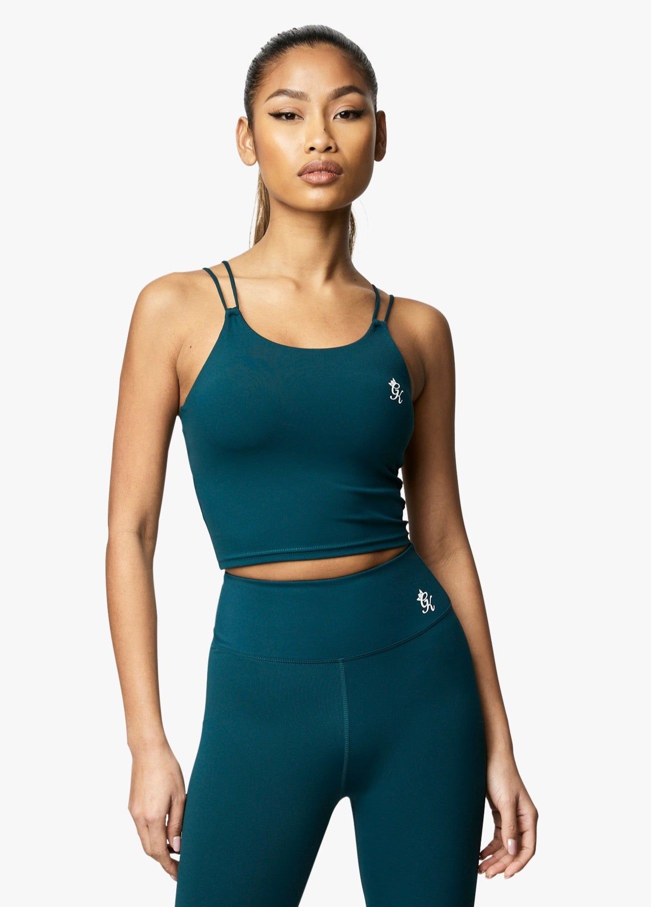 Gym King 365 Long Line Tank - Pine Green sold by The Gym King product image thumbnail 6