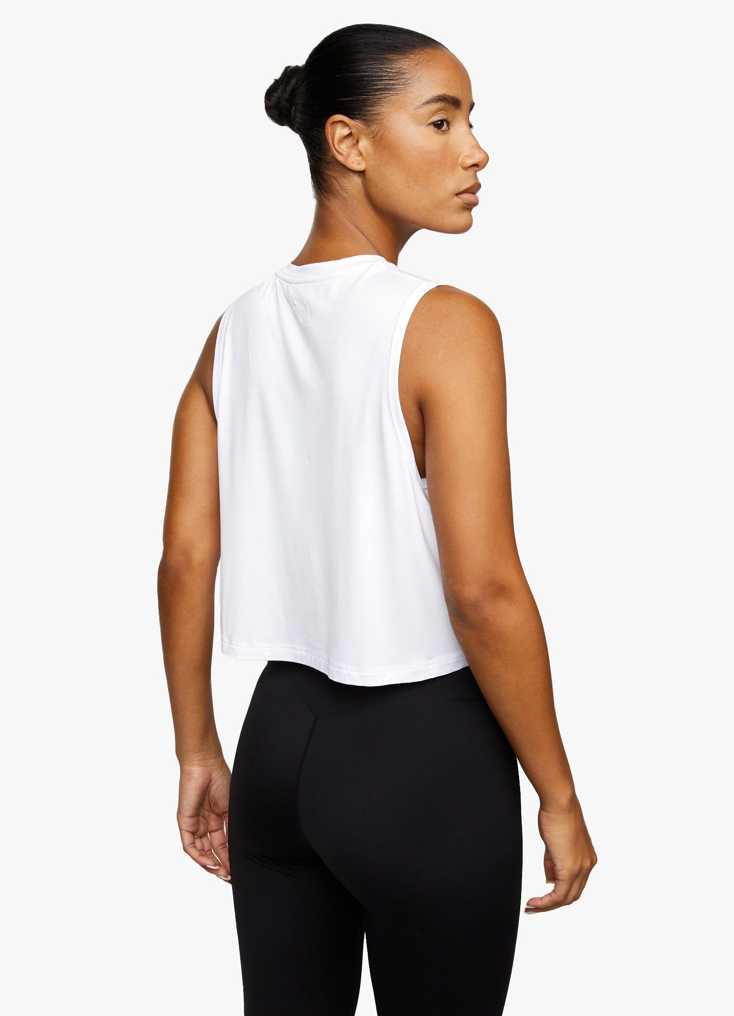 Gym King Crop Vest - Bright White sold by The Gym King product image thumbnail 3