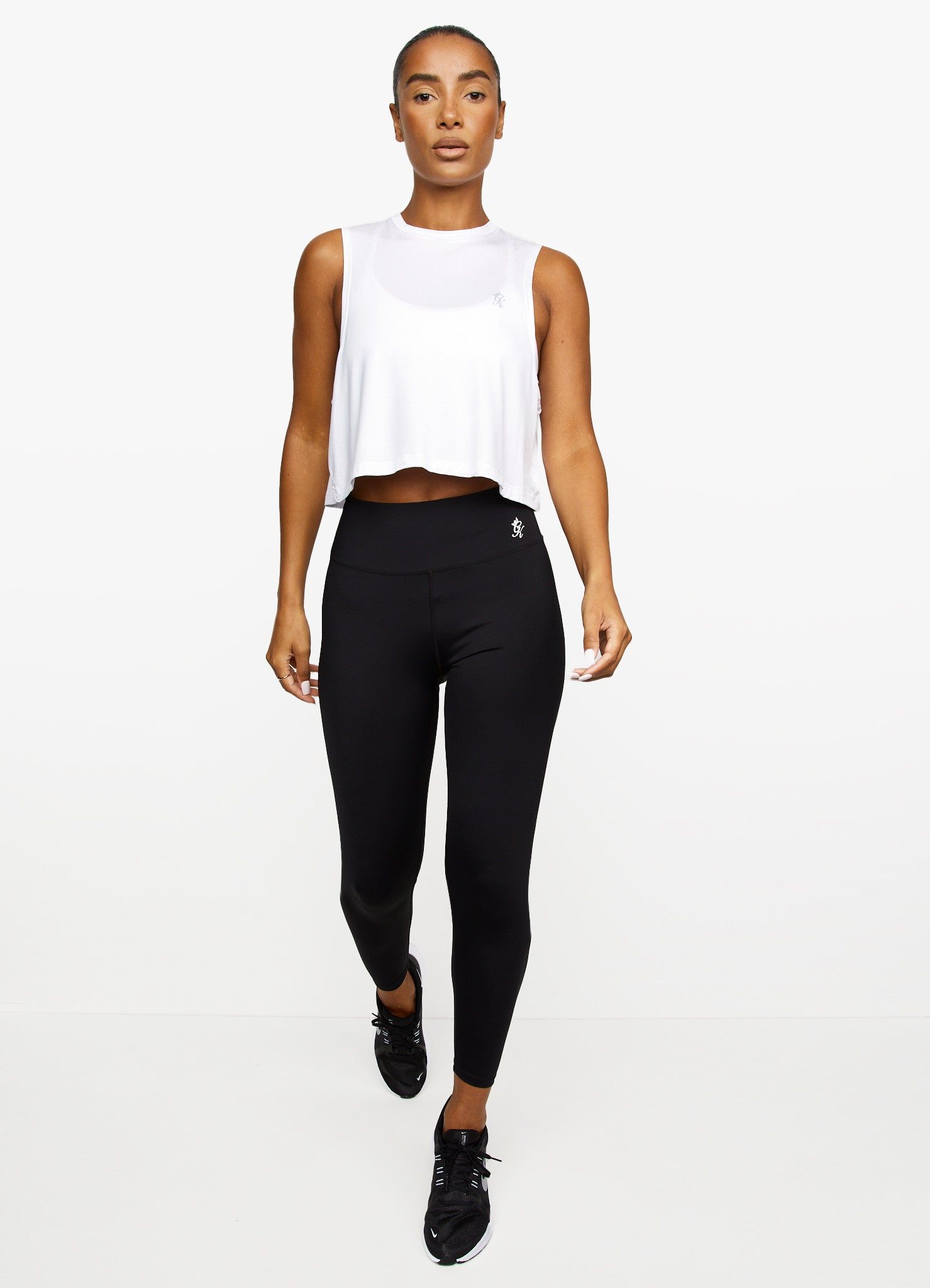 Gym King Crop Vest - Bright White sold by The Gym King product image thumbnail 7