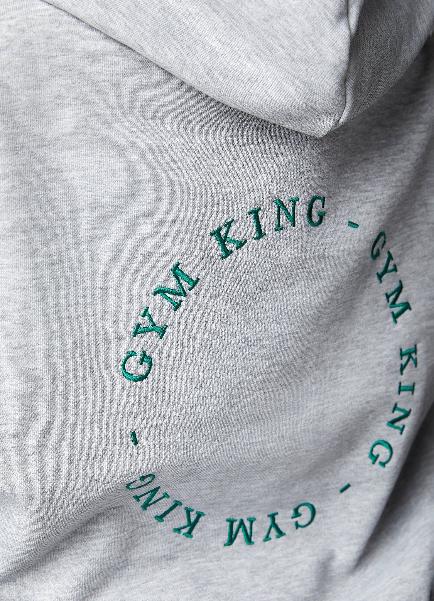 Gym King Recharge Hood Tracksuit - Light Grey Marl sold by The Gym King product image thumbnail 8
