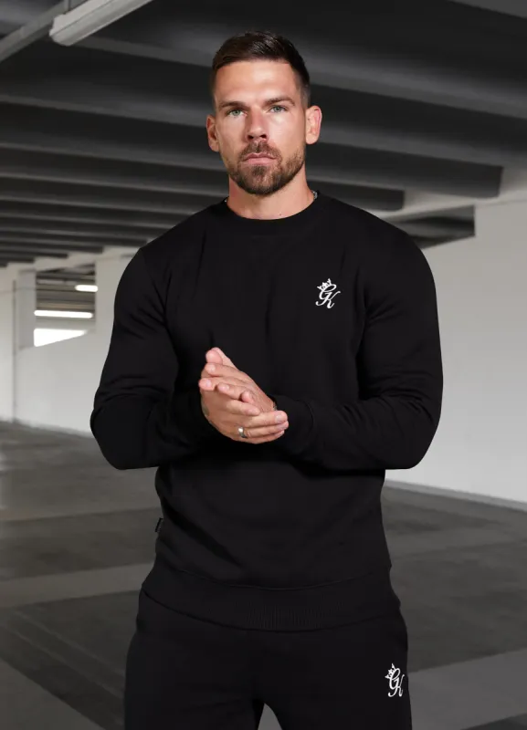 Gym King Fundamental Fleece Sweatshirt - Black sold by The Gym King