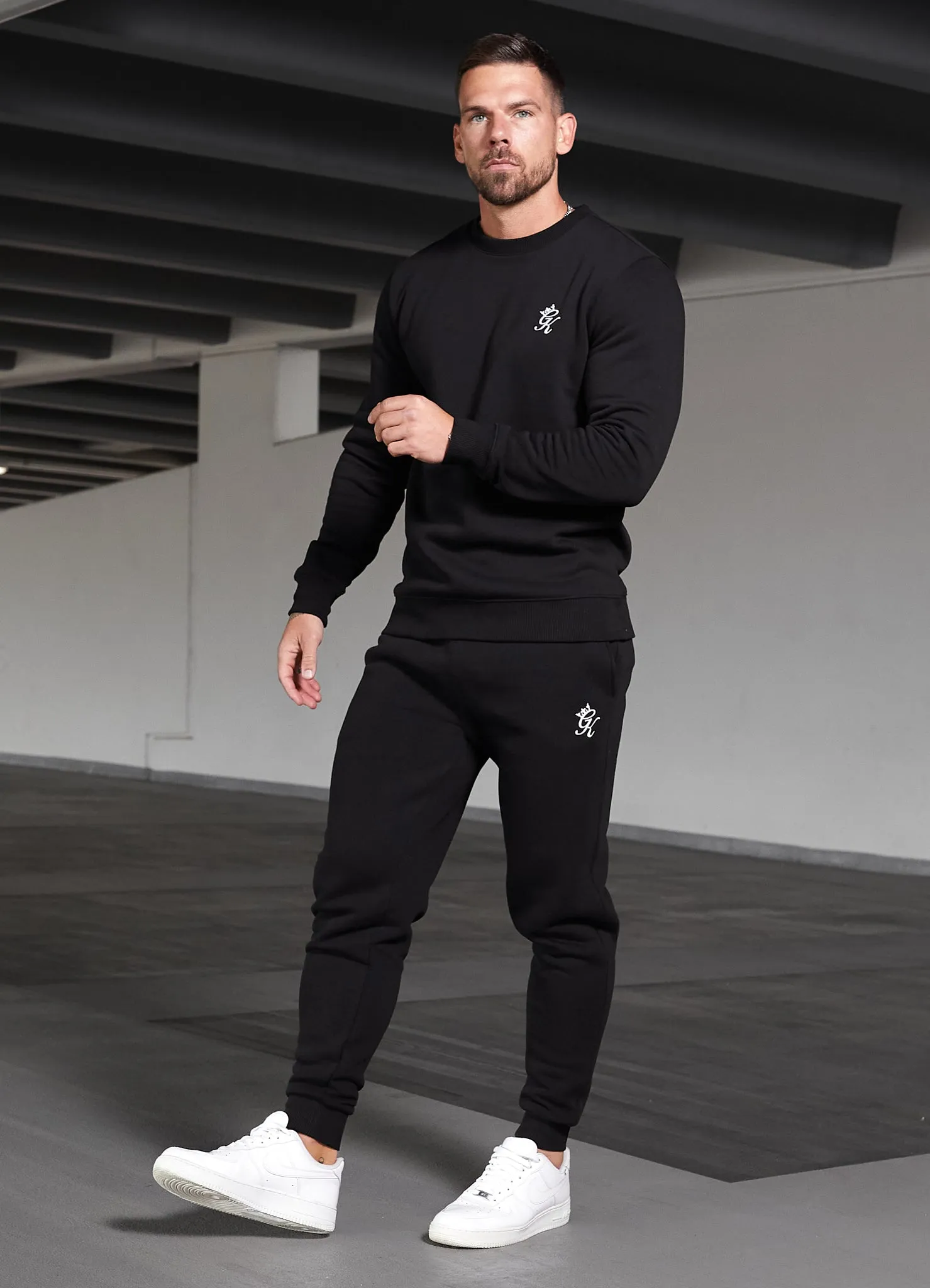 Gym King Fundamental Fleece Sweatshirt - Black sold by The Gym King product image thumbnail 3