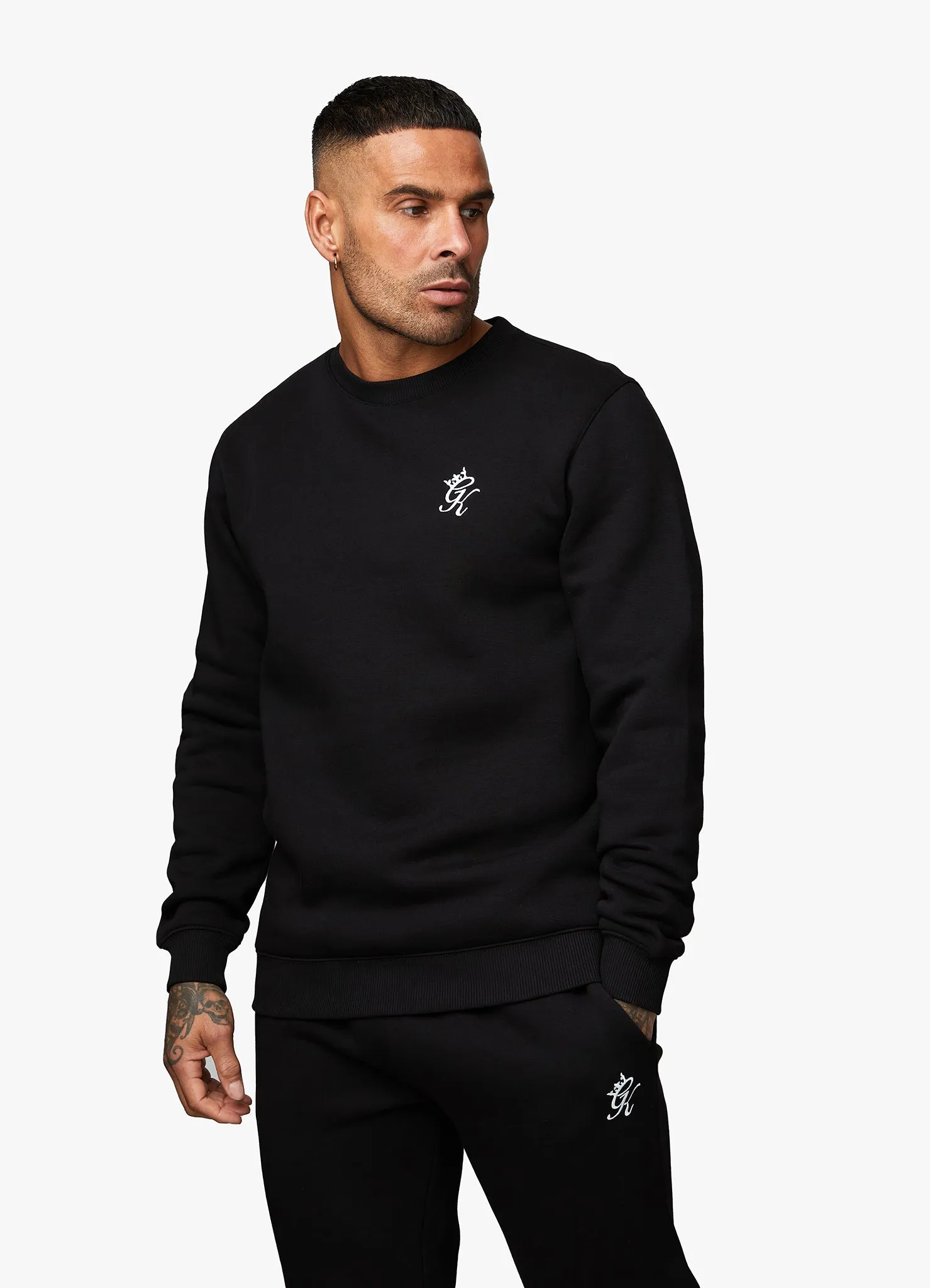 Gym King Fundamental Fleece Sweatshirt - Black sold by The Gym King product image thumbnail 5