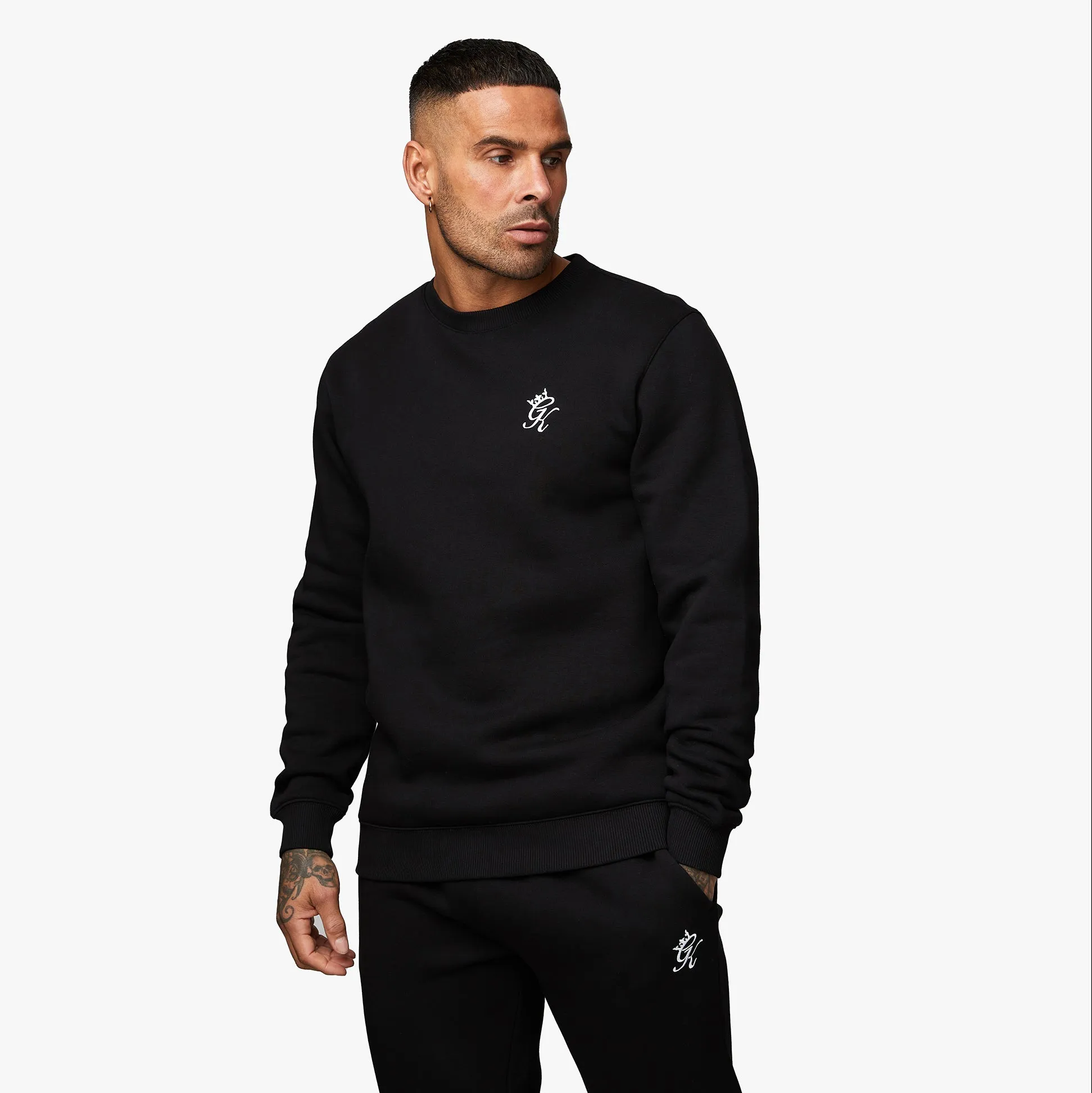 Gym King Fundamental Fleece Sweatshirt - Black sold by The Gym King product image thumbnail 2