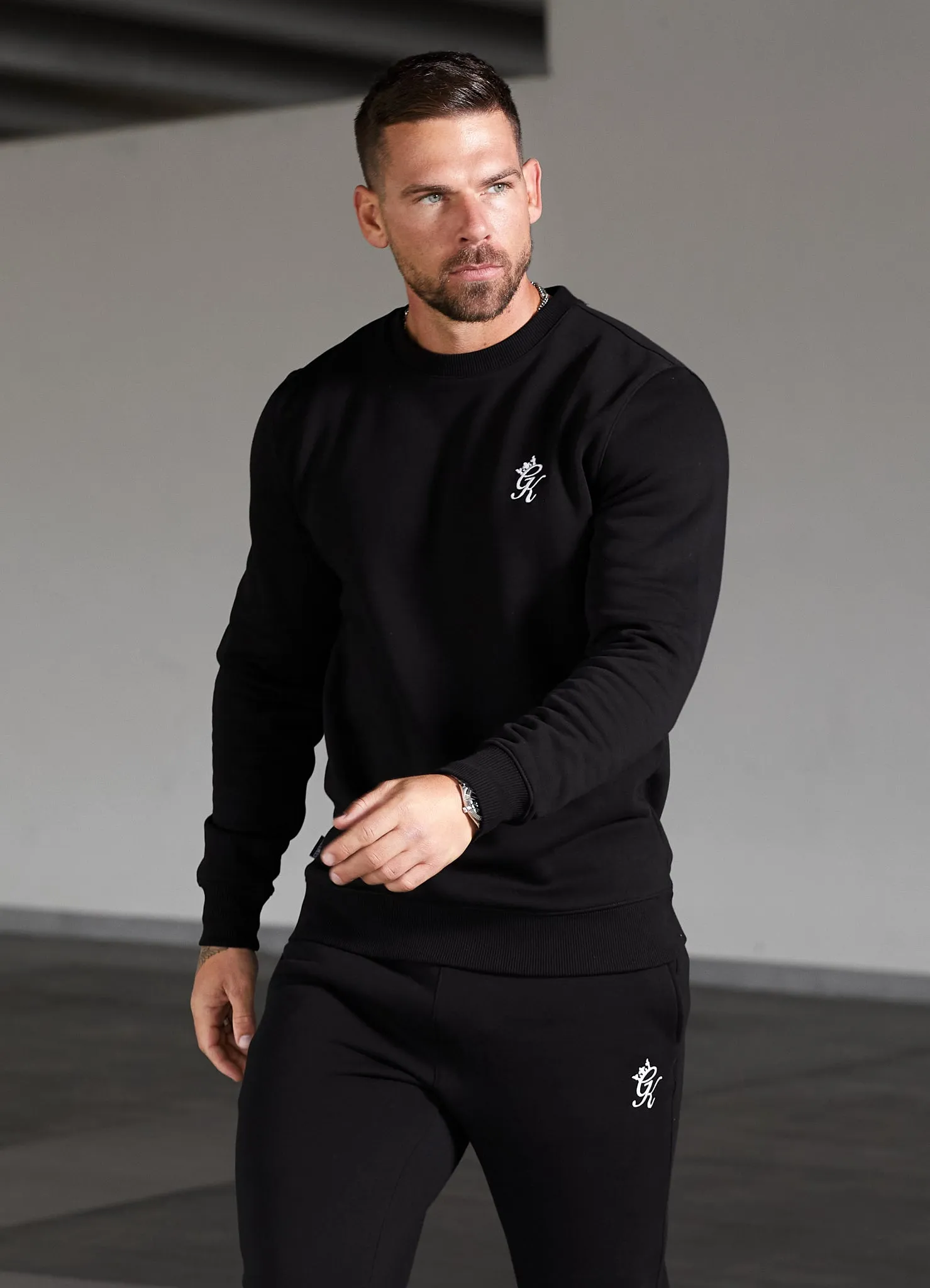 Gym King Fundamental Fleece Sweatshirt - Black sold by The Gym King product image thumbnail 4