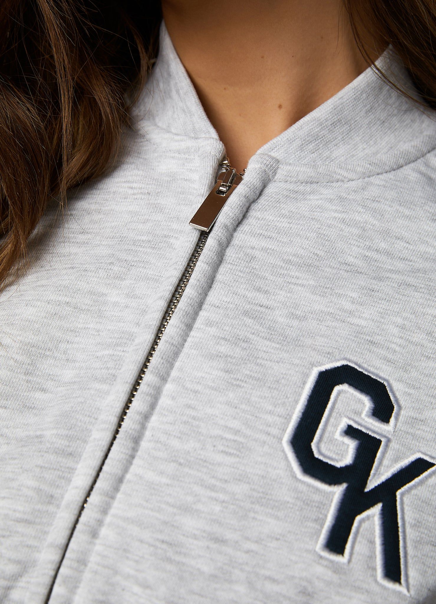 Gym King Varsity Tracksuit - Snow Marl sold by The Gym King product image thumbnail 8