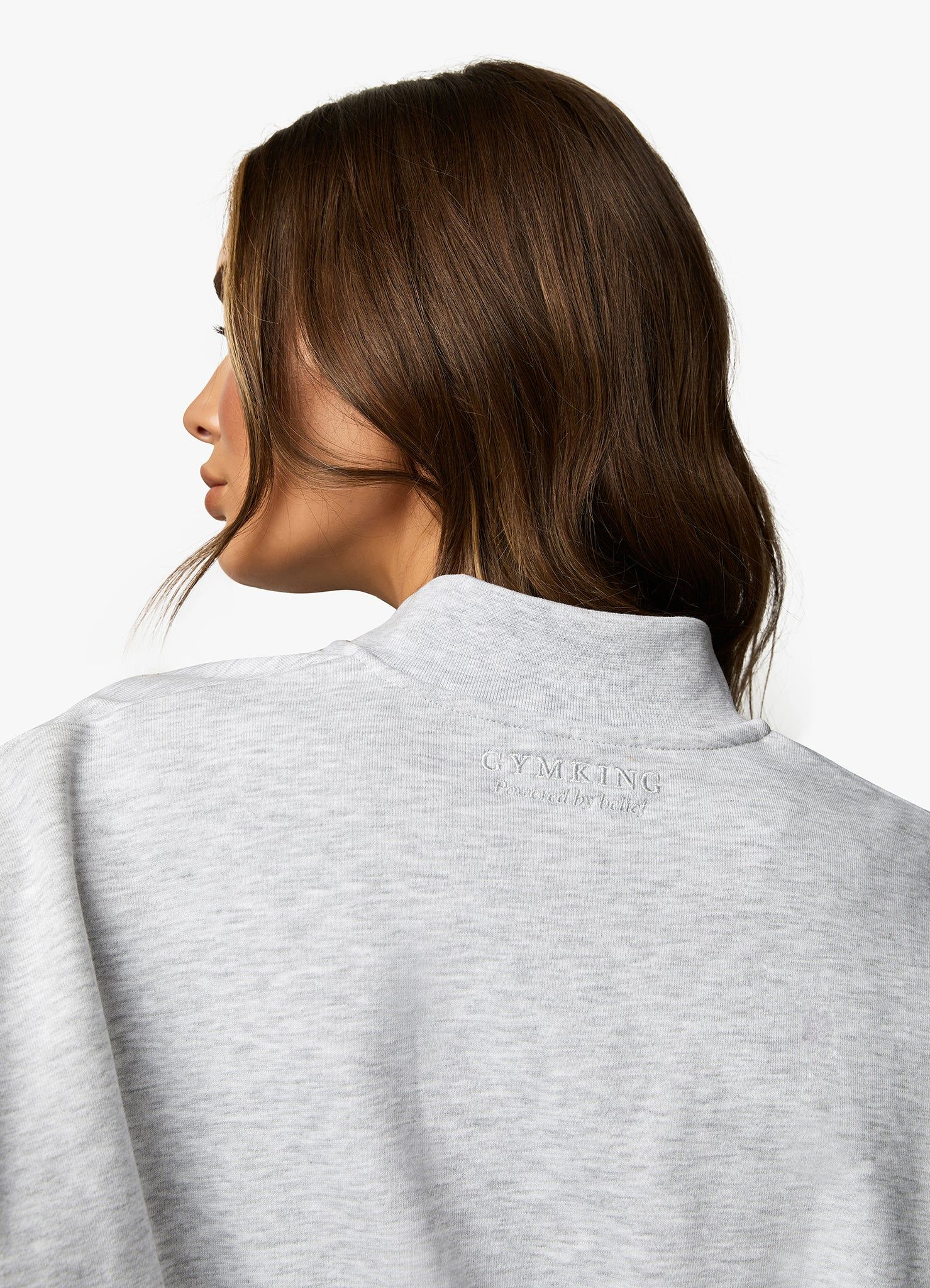 Gym King Varsity Tracksuit - Snow Marl sold by The Gym King product image thumbnail 11