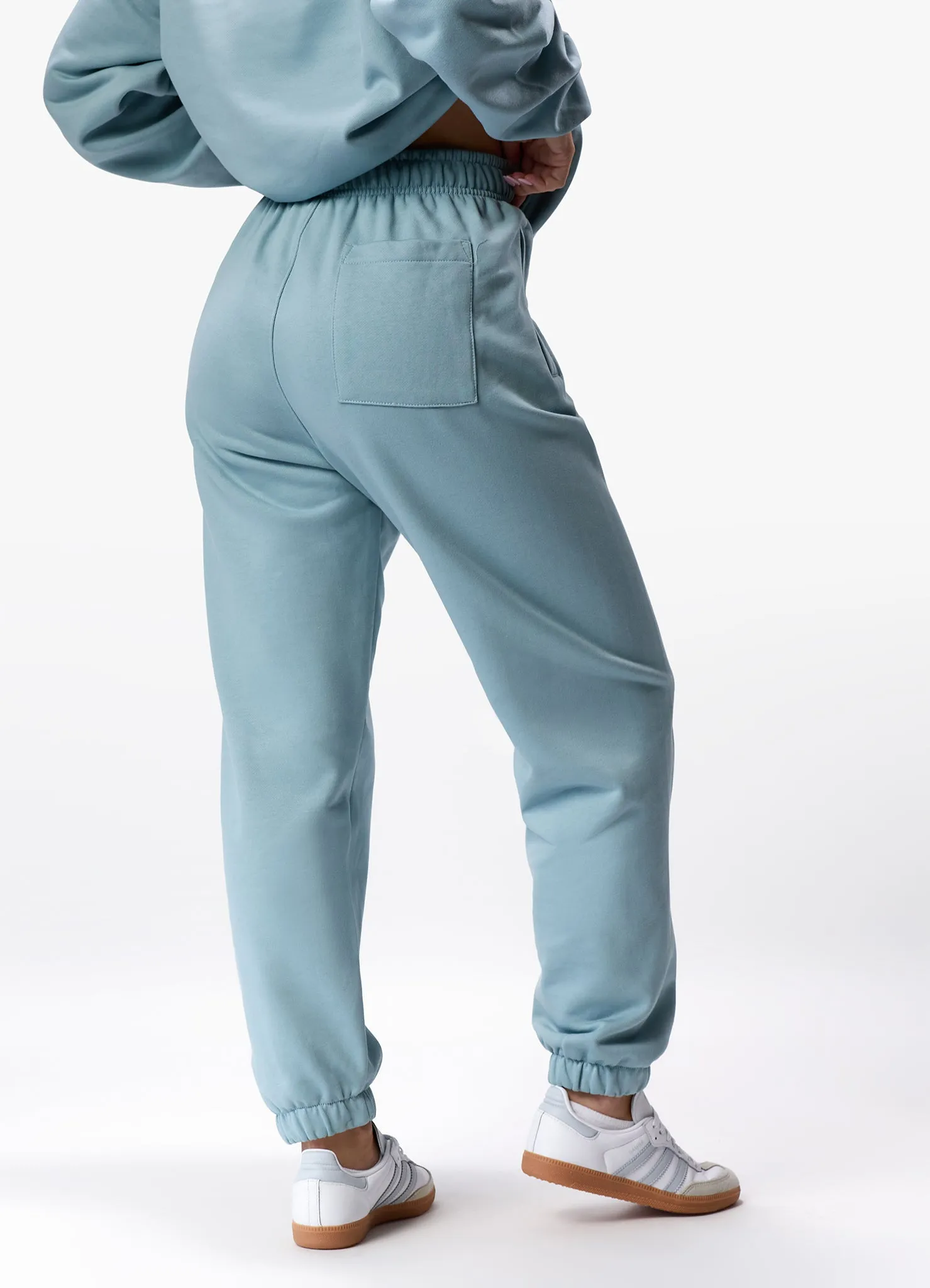 Gym King Established Relaxed Fit Jogger - Stone Blue sold by The Gym King product image thumbnail 5
