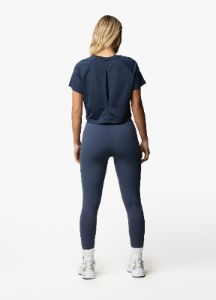 Gym King Flare Ss Tee - Navy sold by The Gym King