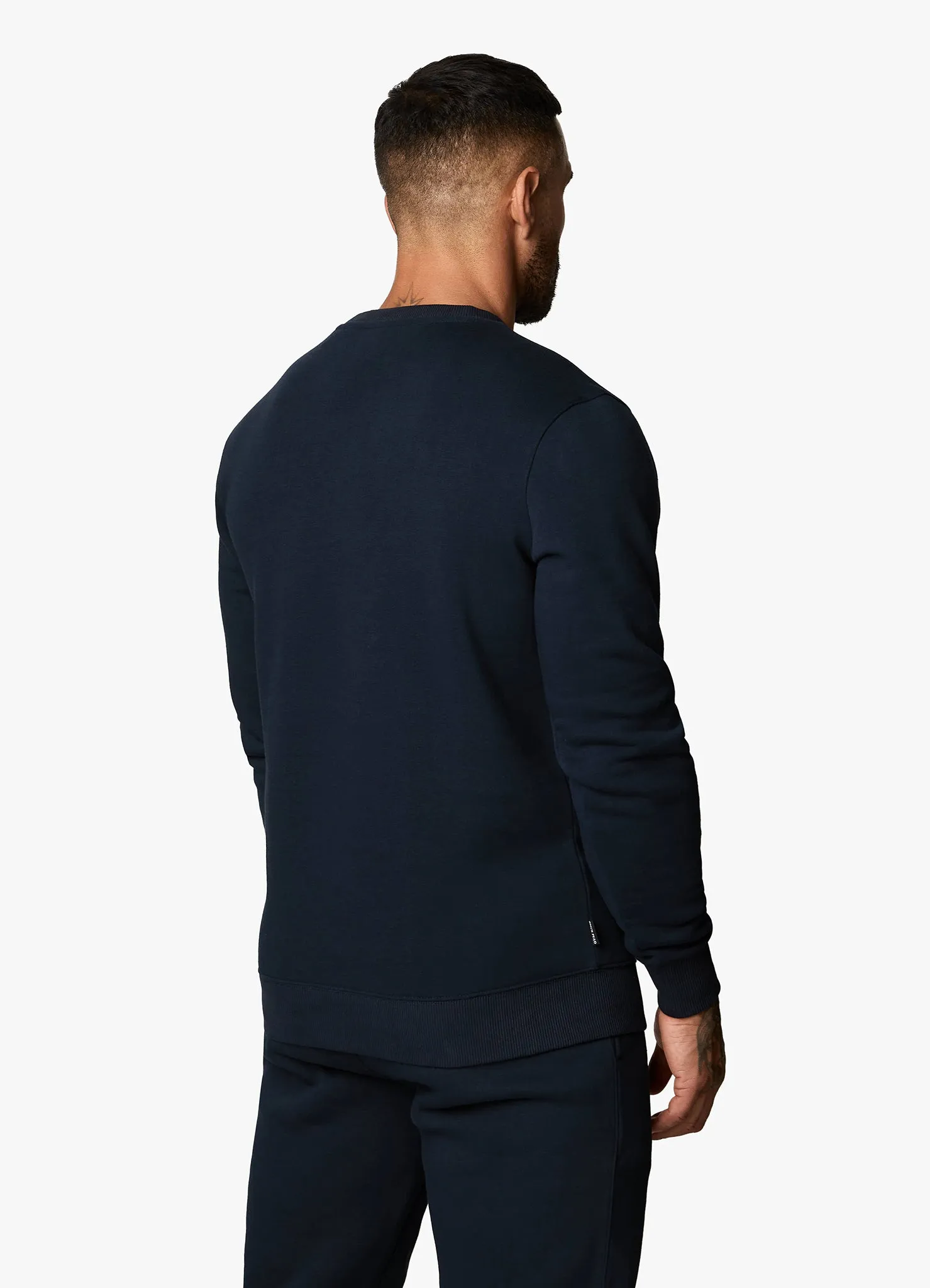 Gym King Fundamental Fleece Crew - Navy sold by The Gym King product image thumbnail 3