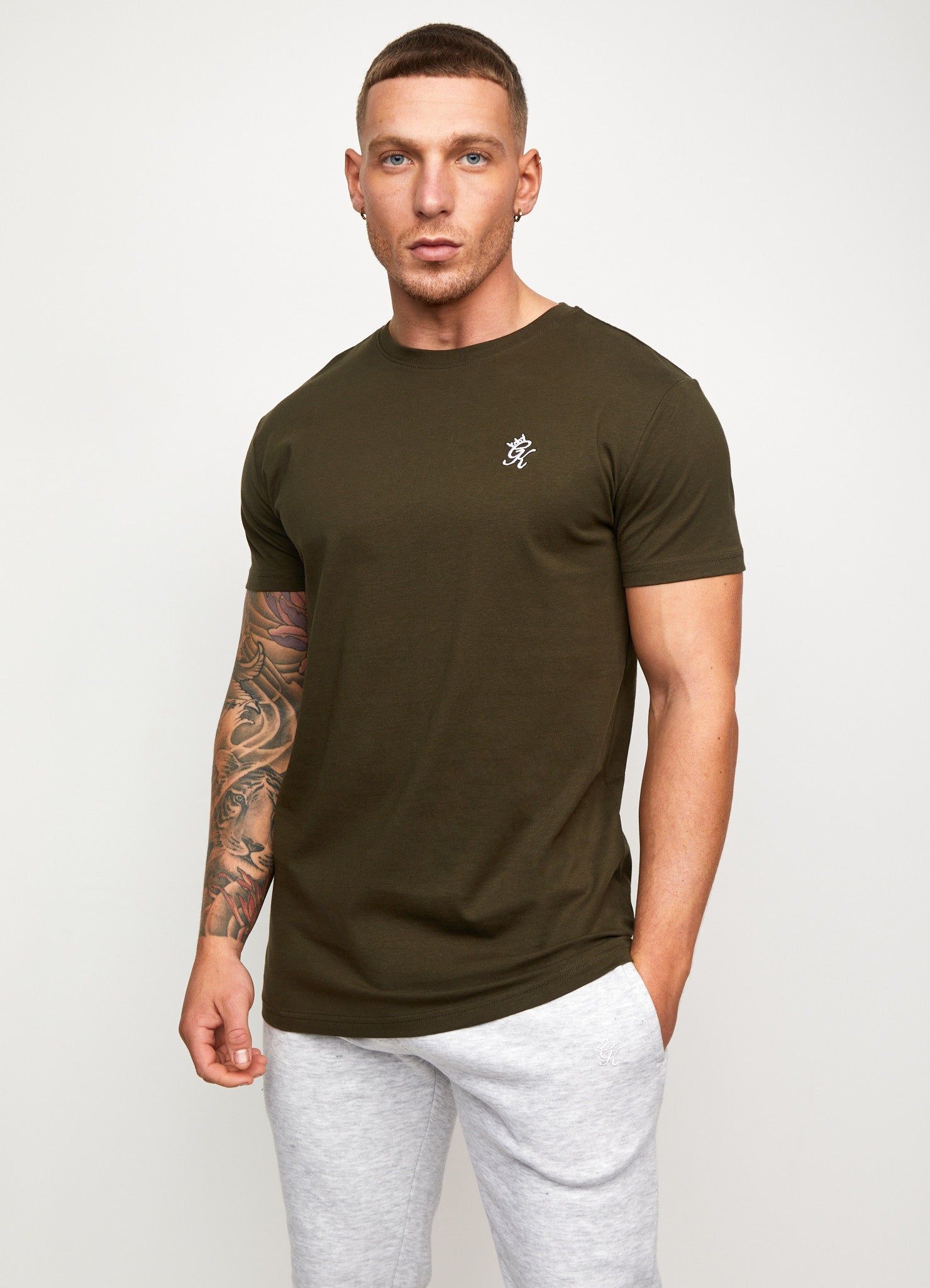 Gym King Essential T-Shirt - Khaki sold by The Gym King