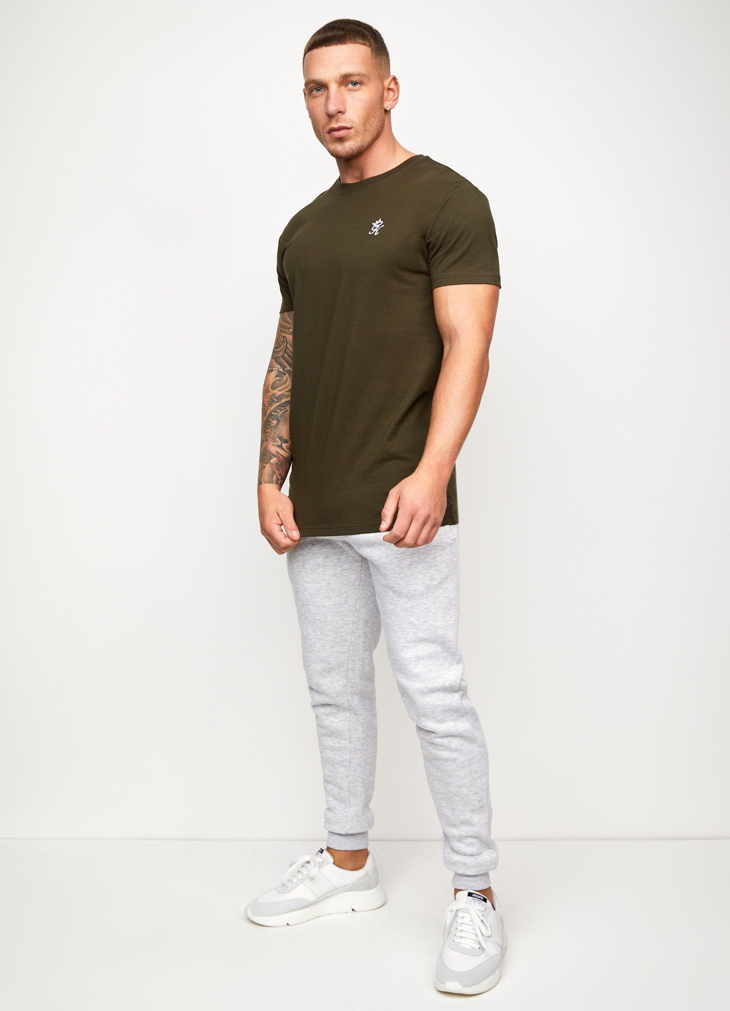 Gym King Essential T-Shirt - Khaki sold by The Gym King product image thumbnail 4