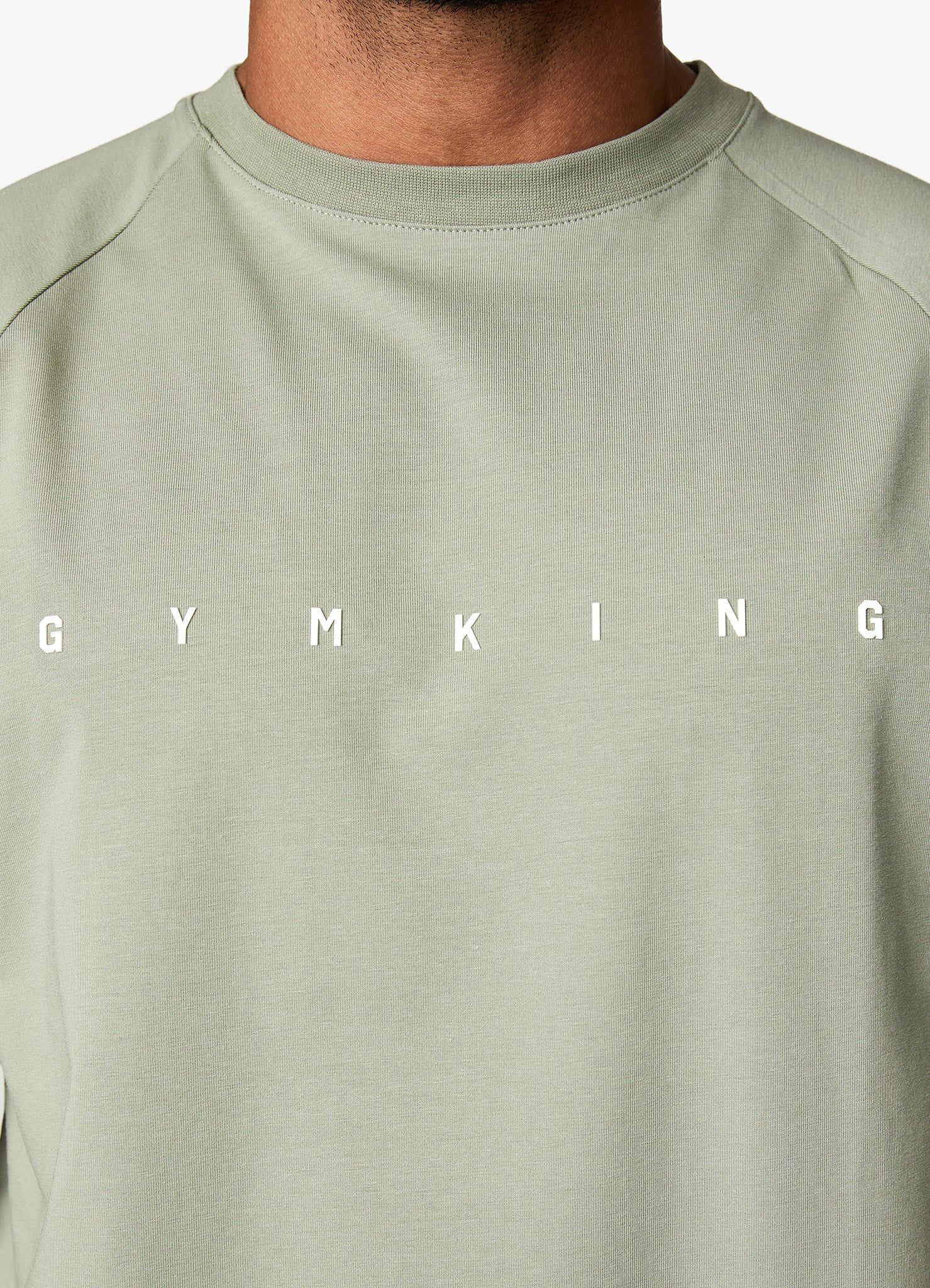 Gym King Rebellion Jersey Tee - Soft Khaki sold by The Gym King product image thumbnail 4