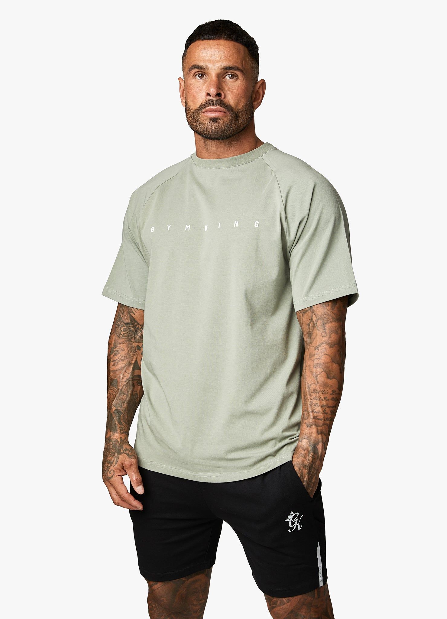 Gym King Rebellion Jersey Tee - Soft Khaki sold by The Gym King