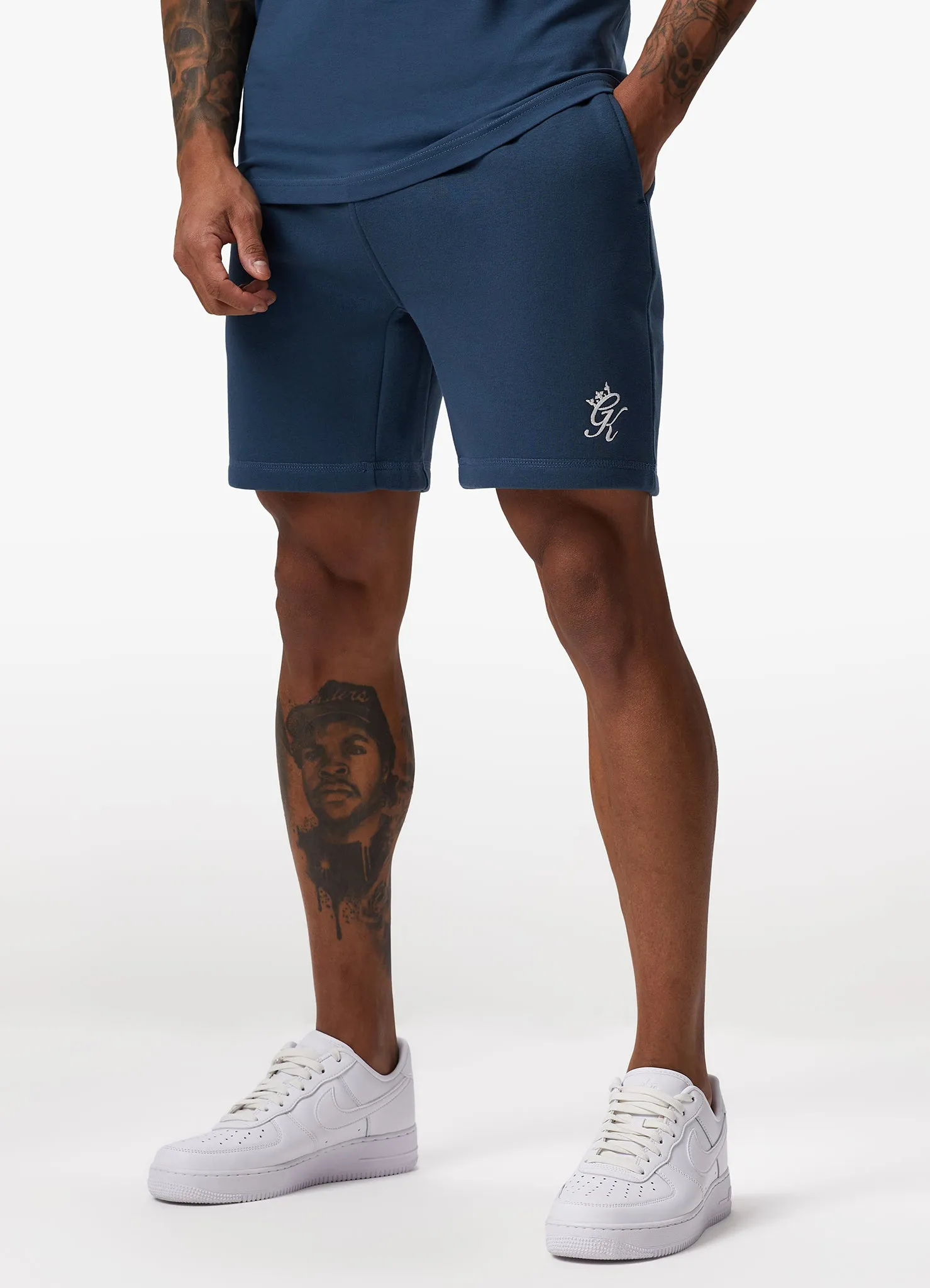 Gym King Fundamental Fleece Short - Twilight Blue sold by The Gym King