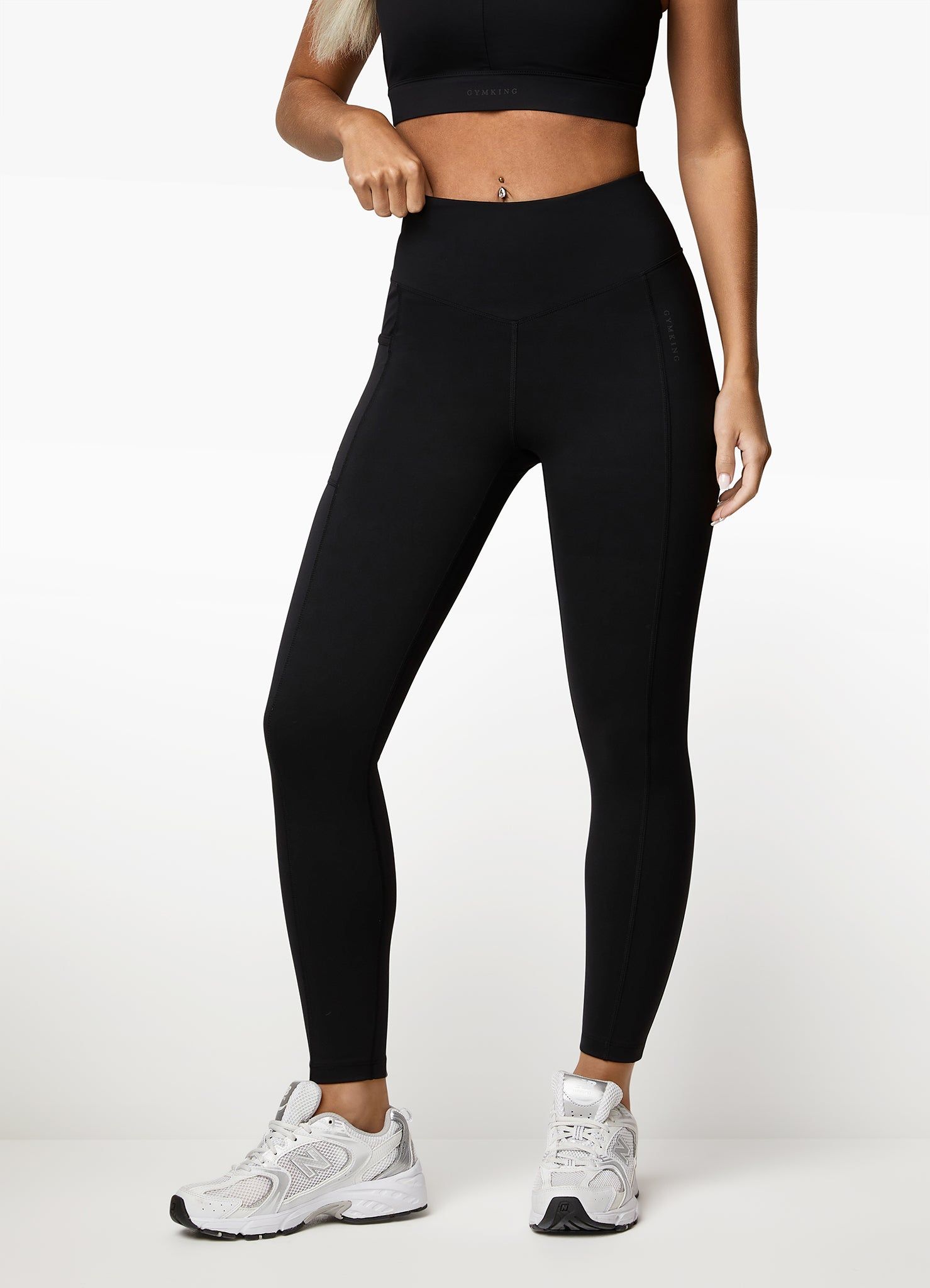 Gym King Incline Legging - Black sold by The Gym King product image thumbnail 3