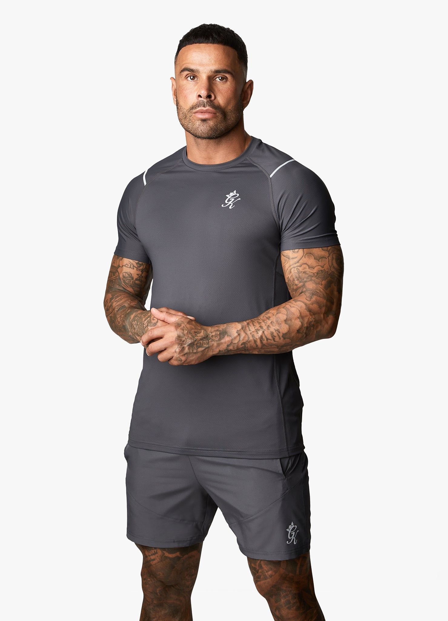 Gym King Reflect Tee - Graphite sold by The Gym King product image thumbnail 5