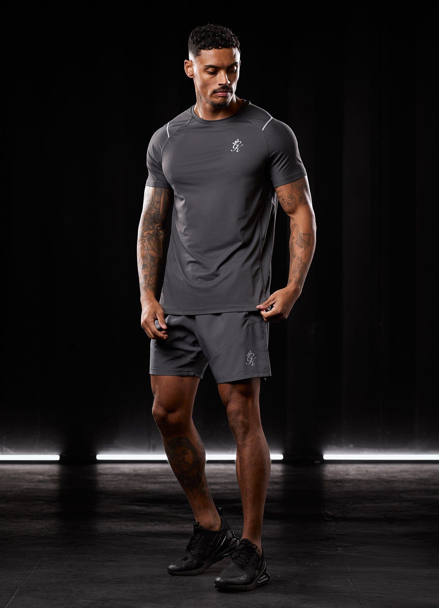 Gym King Reflect Tee - Graphite sold by The Gym King product image thumbnail 3