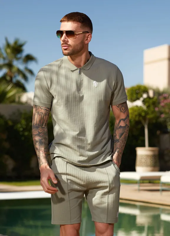 Gym King Riviera Signature Polo - Khaki sold by The Gym King