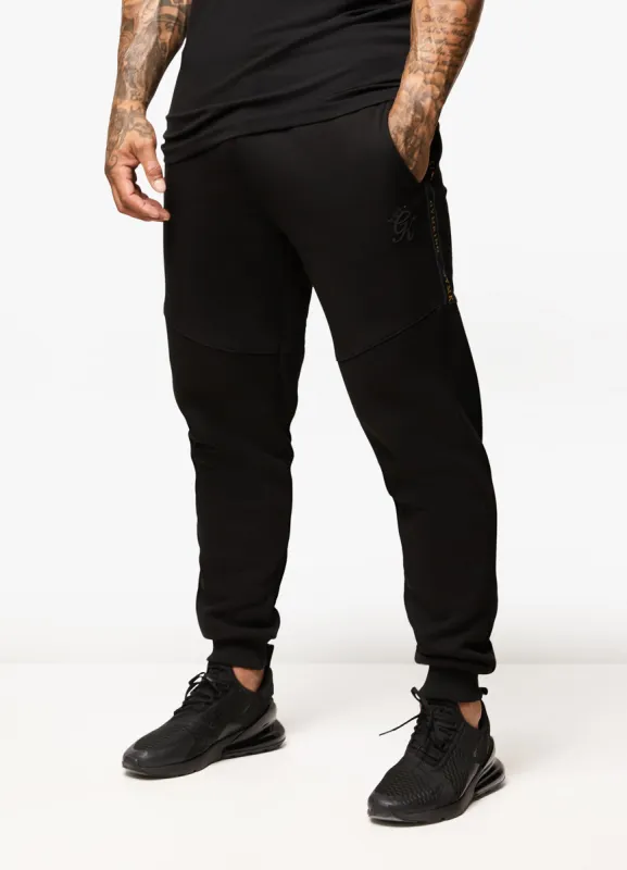 Gym King Premium Taped Jogger -  Black/Gold sold by The Gym King