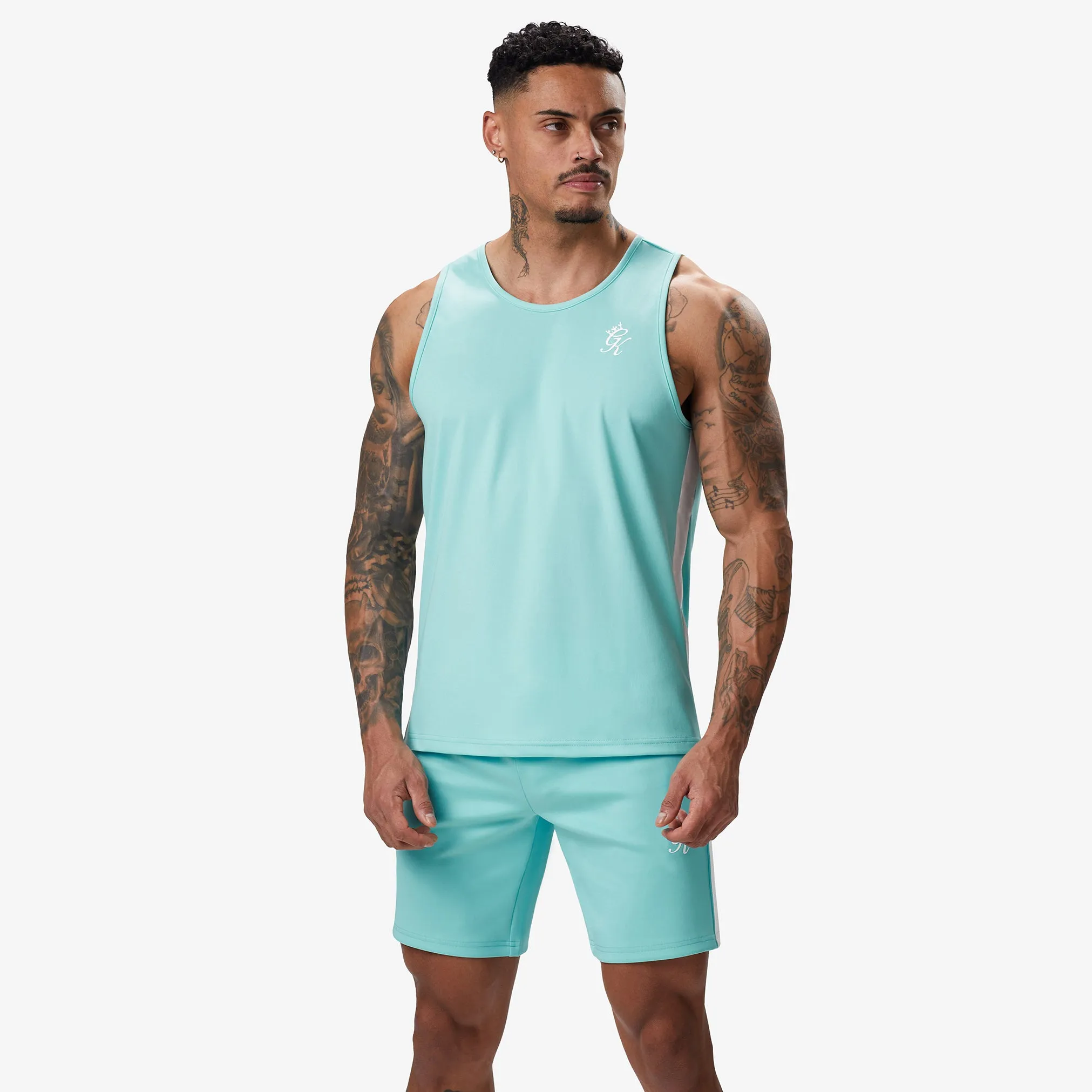 Gym King Core Plus Poly Vest - Aqua Blue sold by The Gym King product image thumbnail 2
