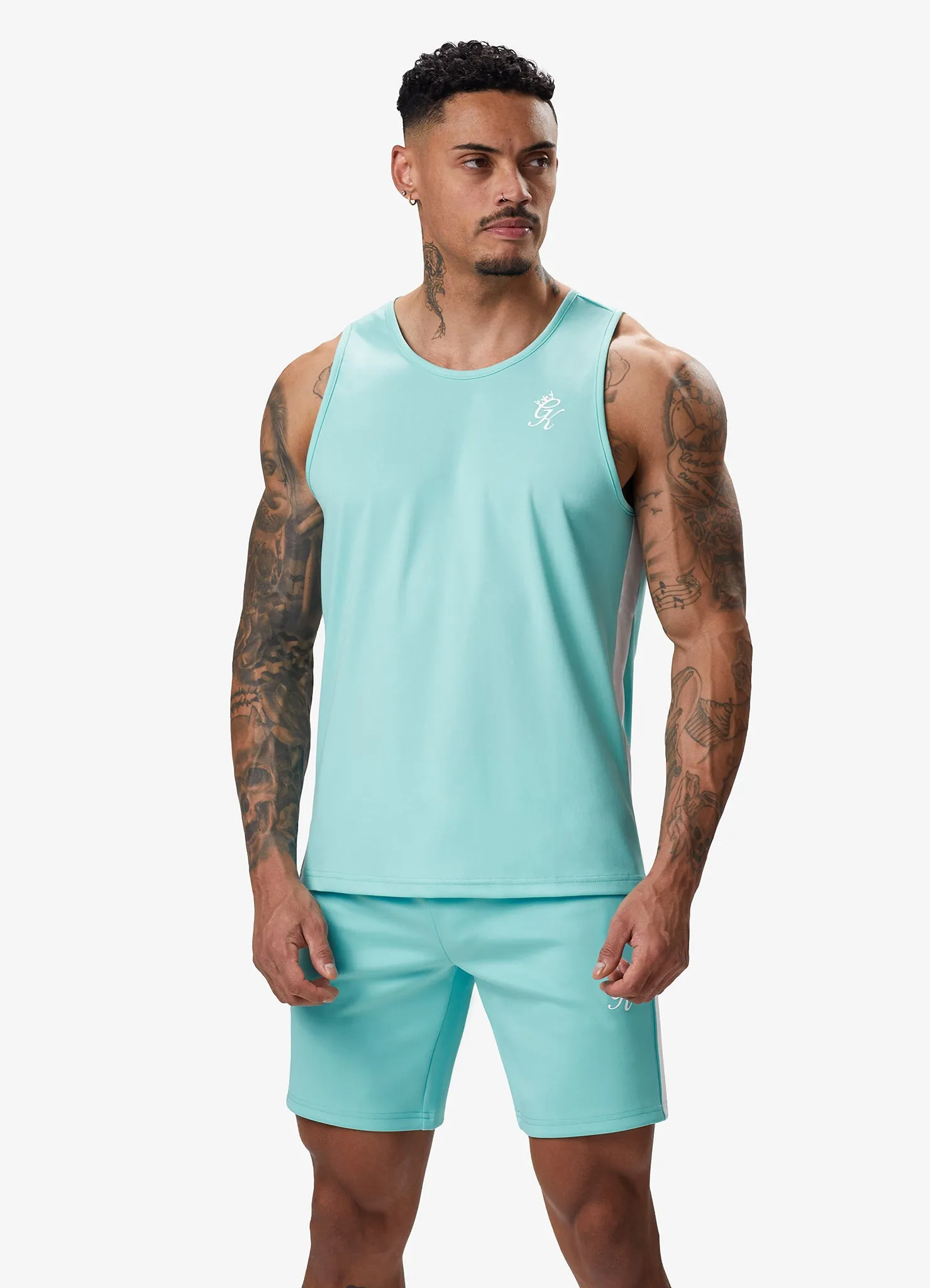 Gym King Core Plus Poly Vest - Aqua Blue sold by The Gym King product image thumbnail 5