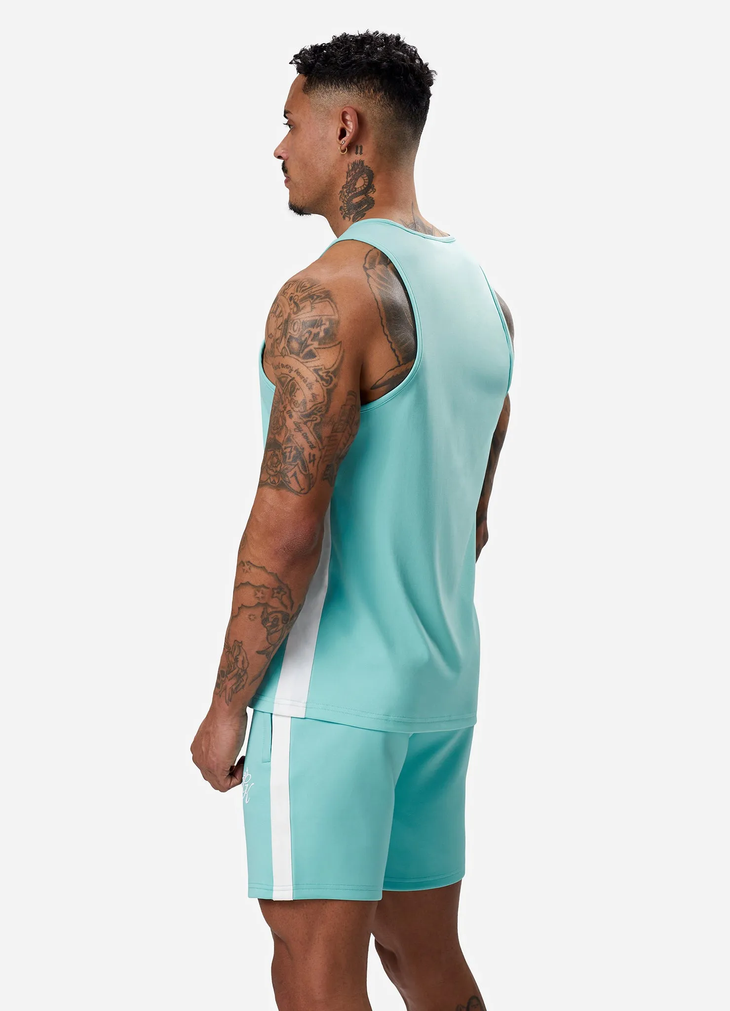 Gym King Core Plus Poly Vest - Aqua Blue sold by The Gym King product image thumbnail 4