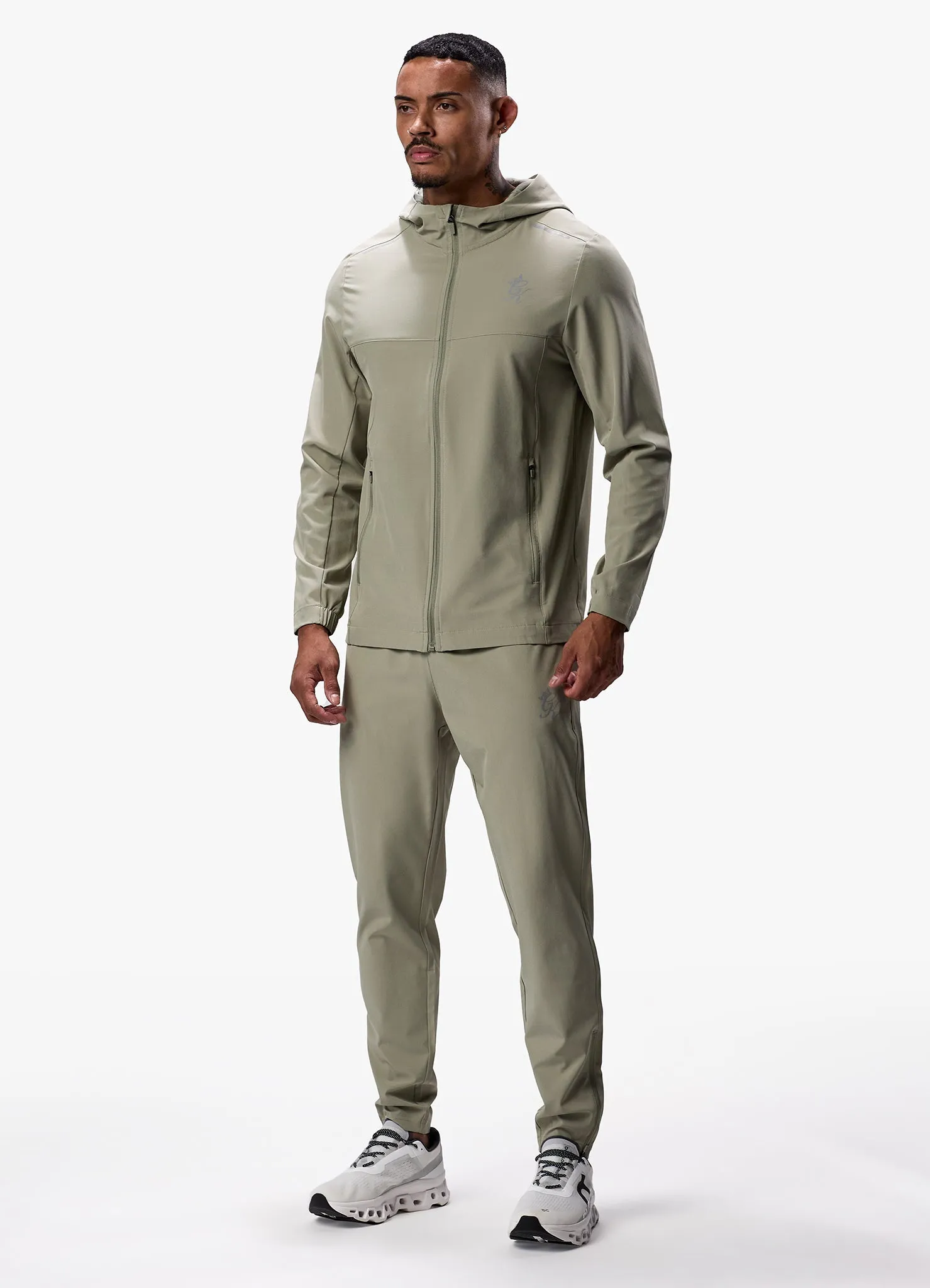 Gym King Flex Woven Tracksuit Bottom - Soft Khaki sold by The Gym King product image thumbnail 4