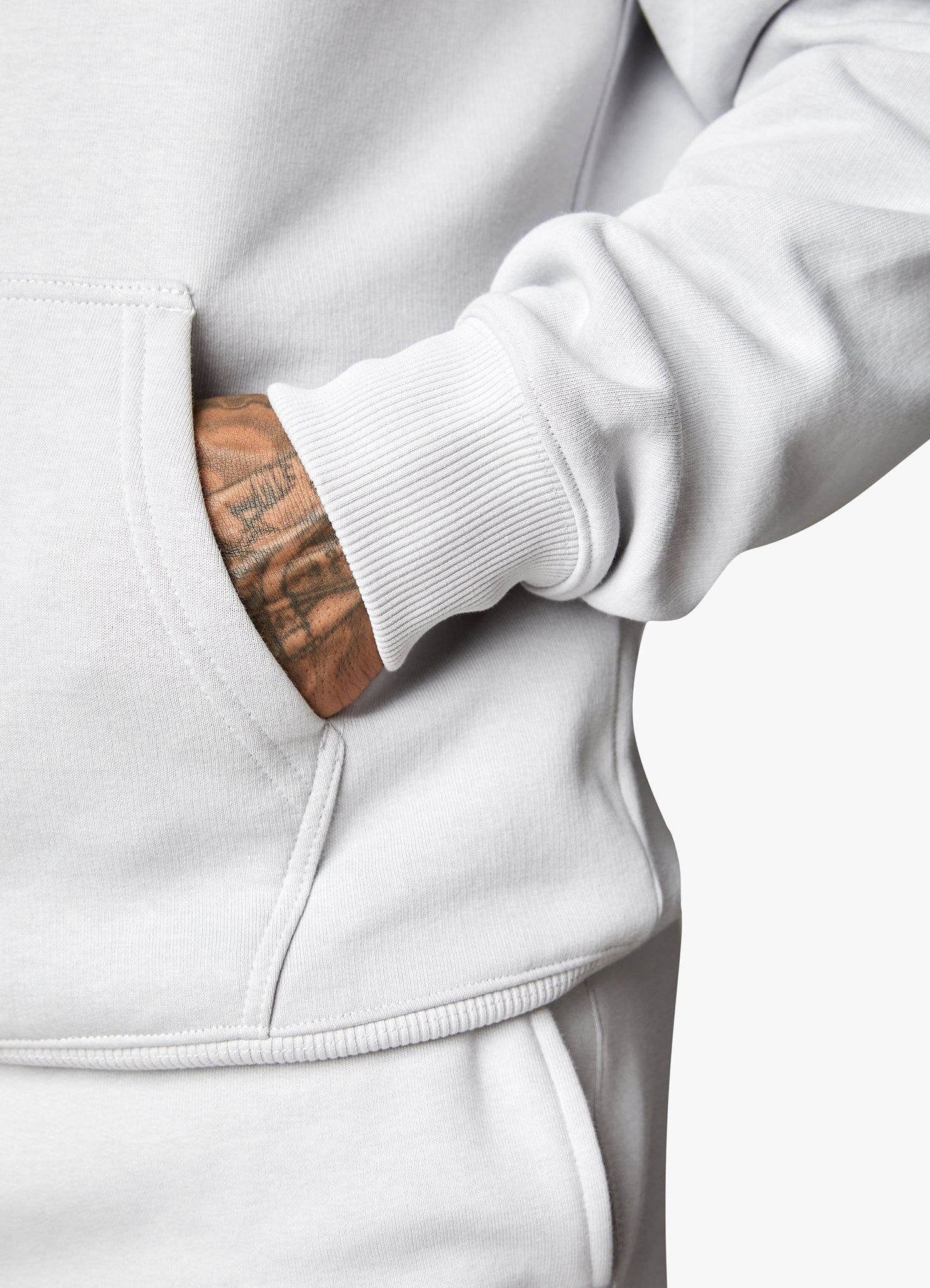Gym King Box Logo Tracksuit - Light Grey sold by The Gym King product image thumbnail 12