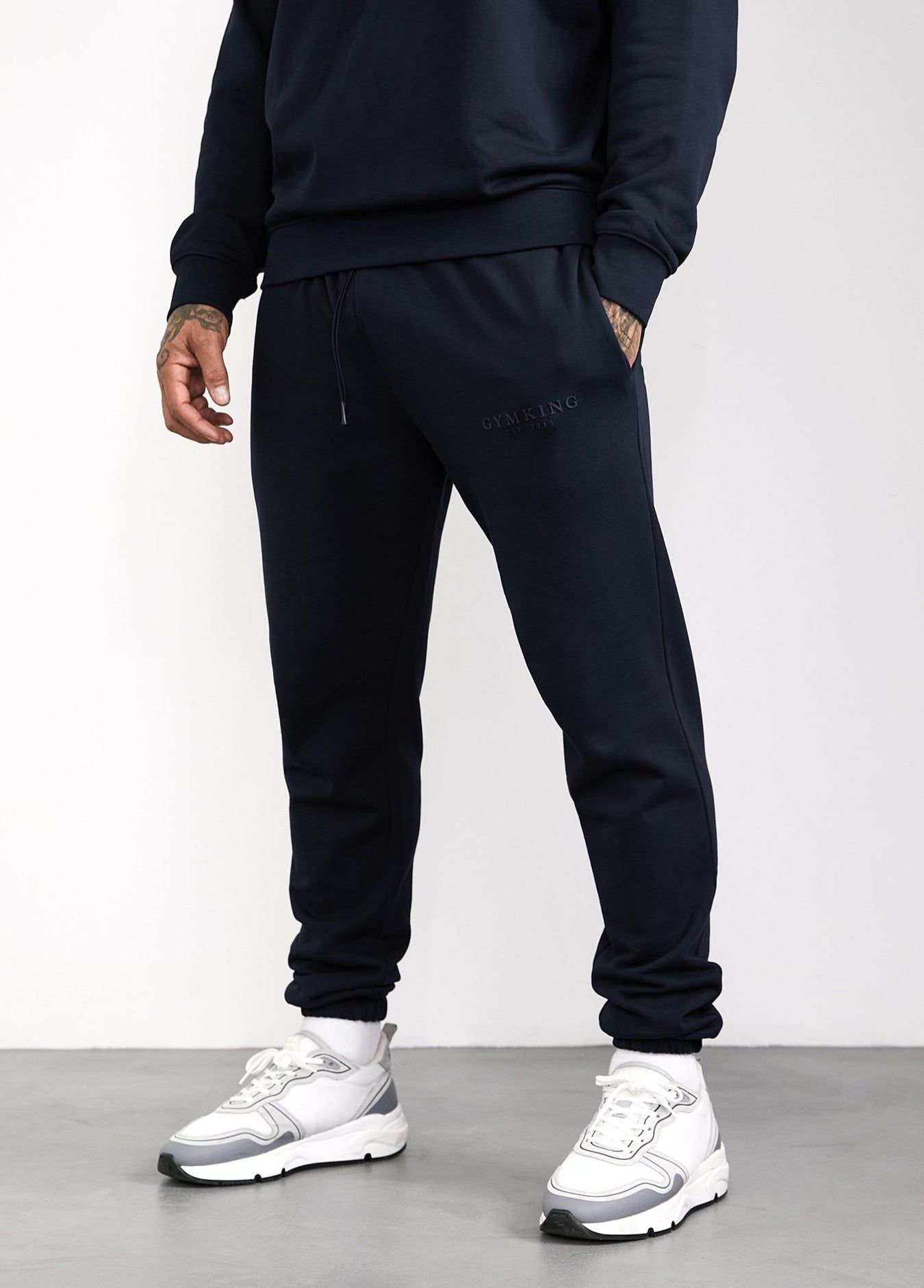 Gym King Est. Legacy Jogger - Navy sold by The Gym King